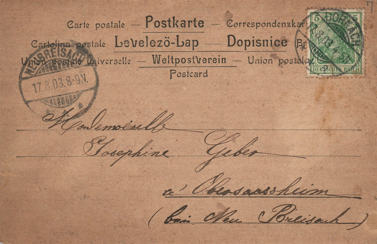 GERMANY MULHAUSEN ANTIQUE POSTCARD
