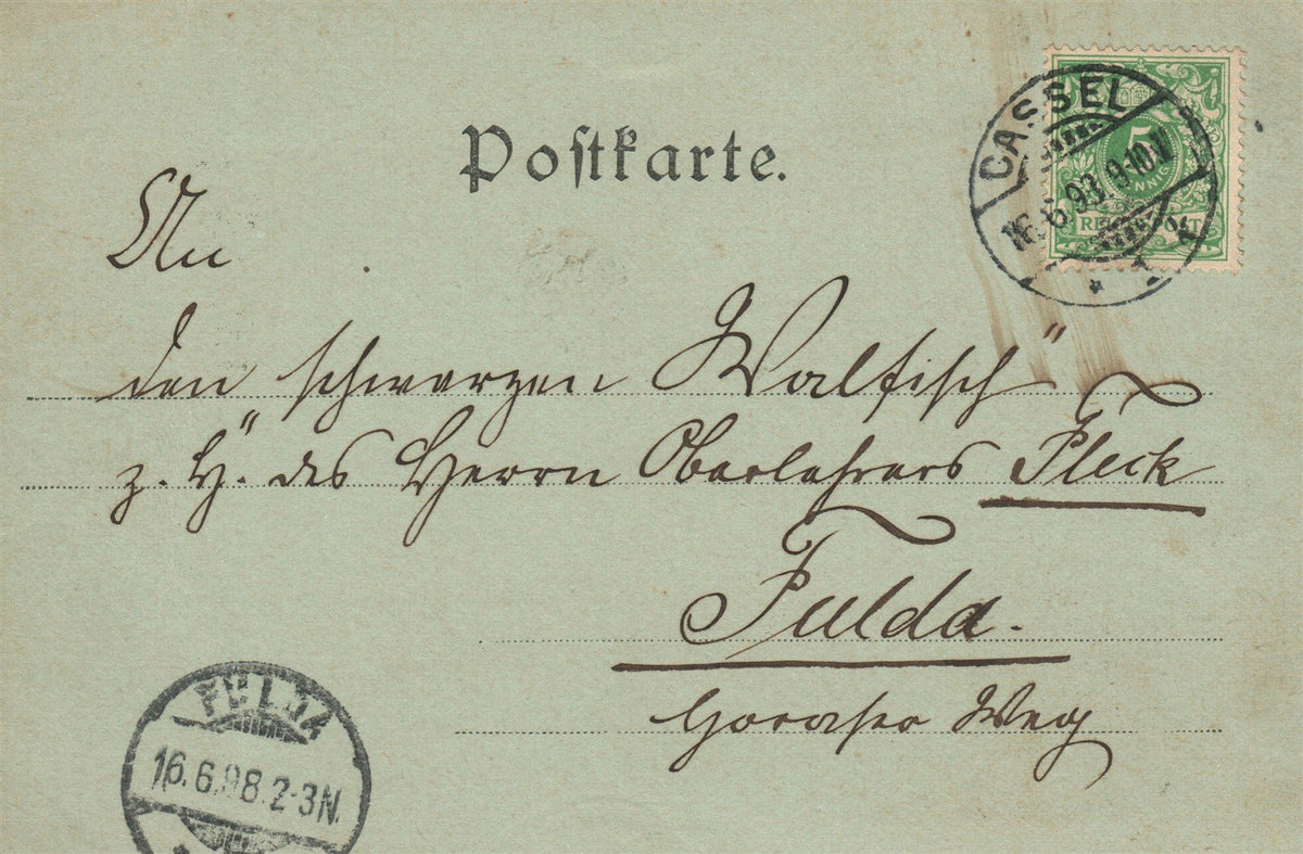 GERMANY CASSEL KONIGSPLATZ ANTIQUE POSTCARD