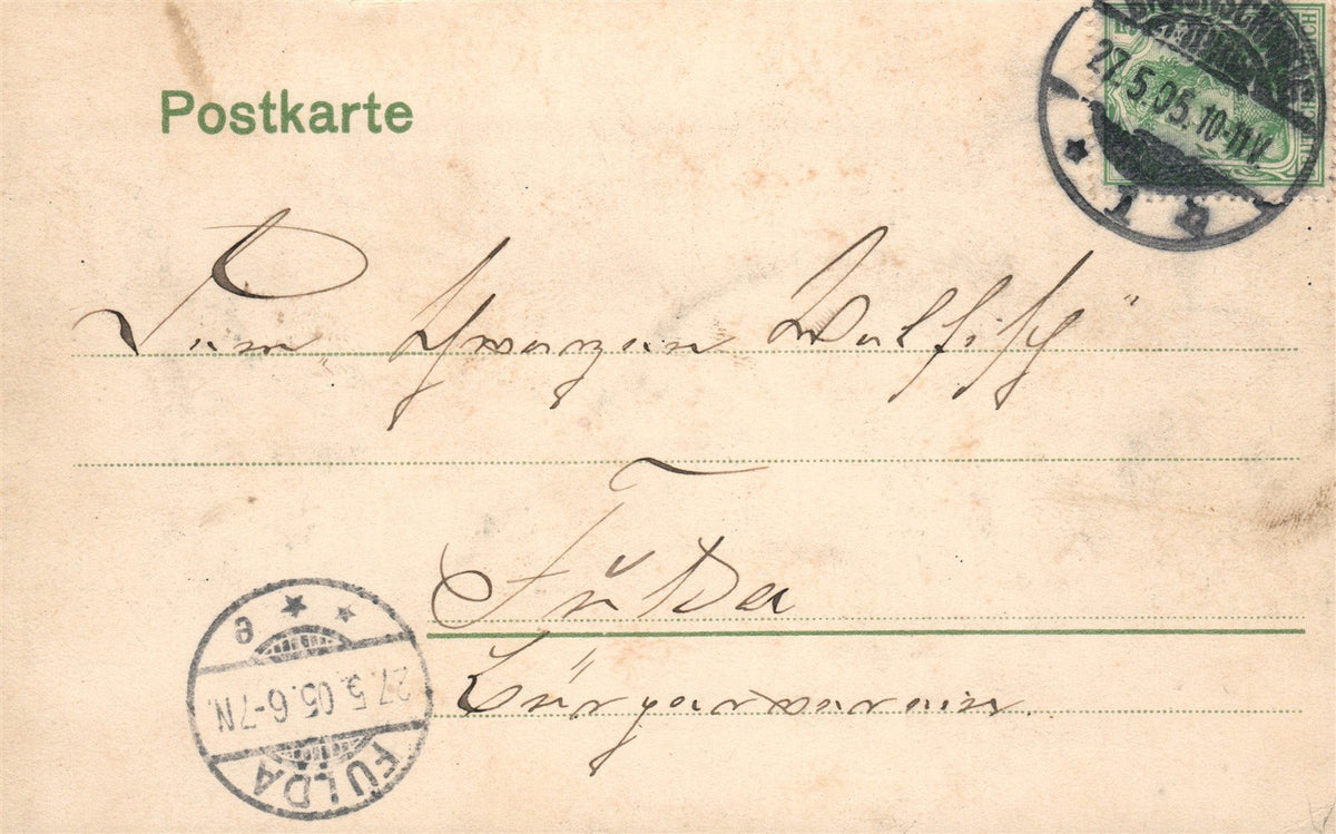 GERMANY BRAUNSCHWEIG ANTIQUE POSTCARD