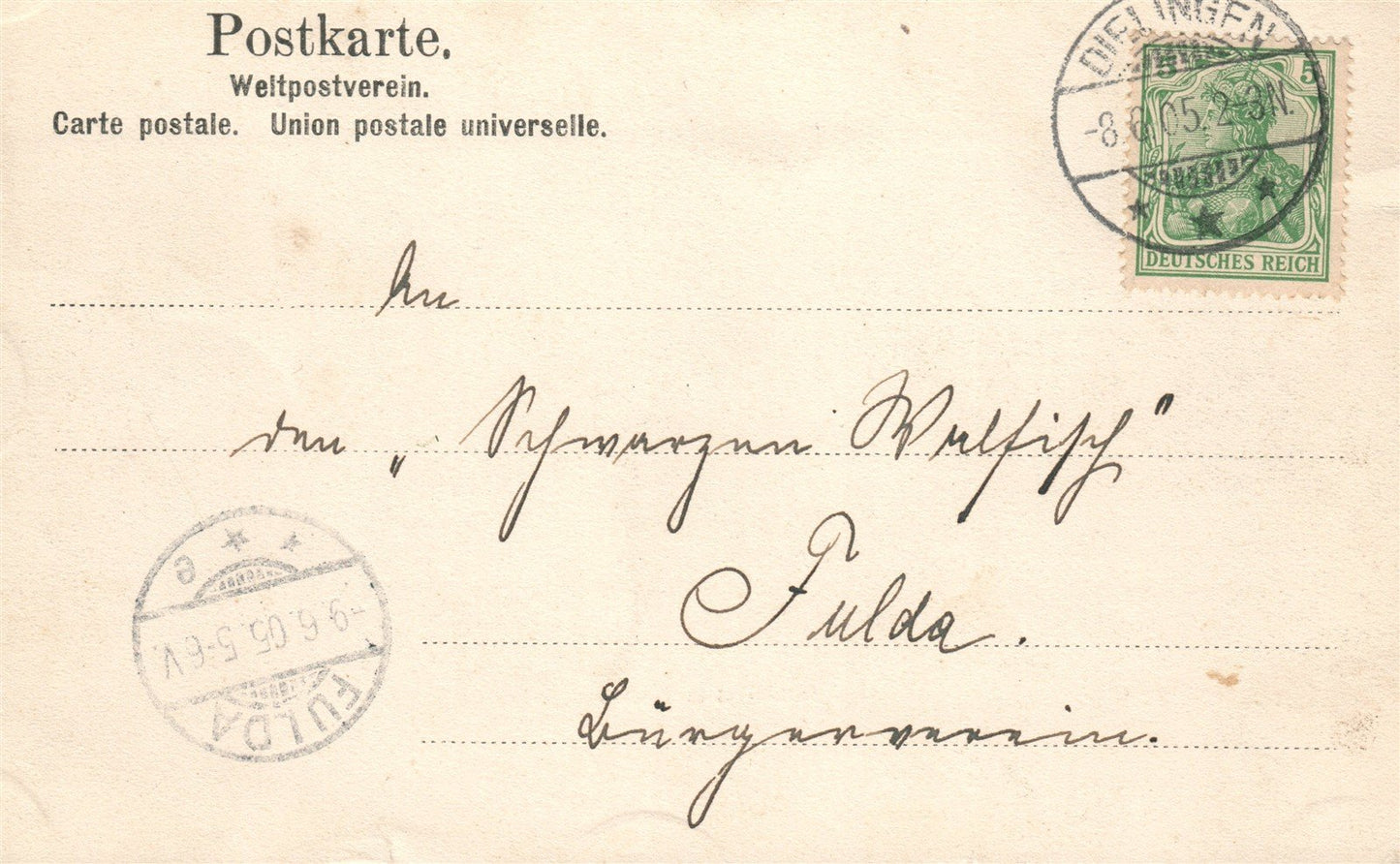 GERMANY NIEDERSACHSEN ANTIQUE POSTCARD