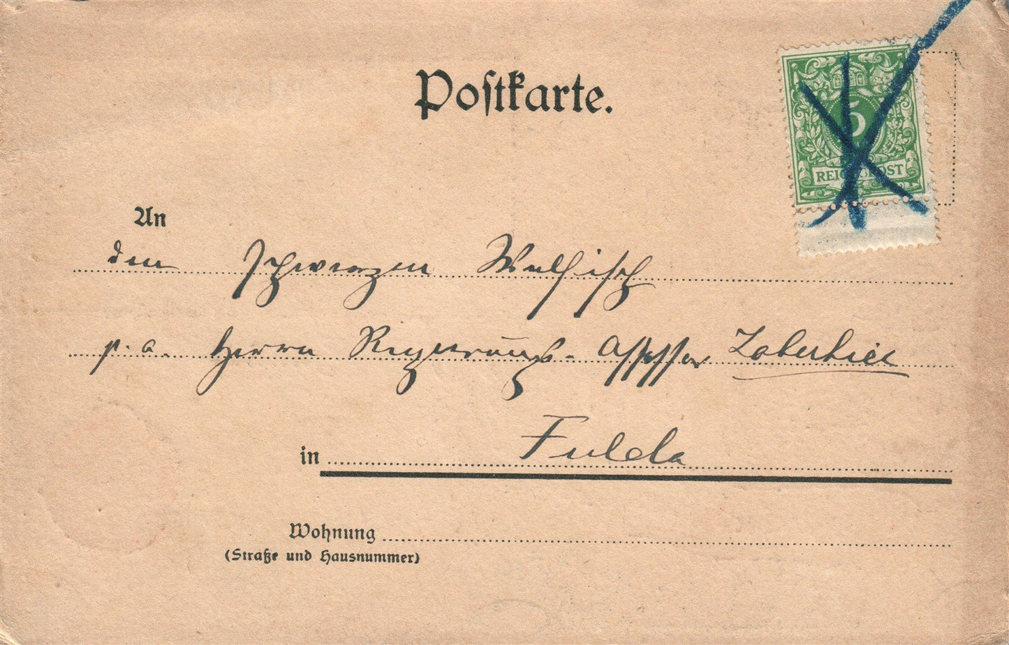 GERMANY HANAU ANTIQUE POSTCARD
