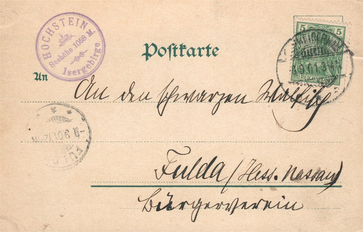 GERMANY HOCHSTEIN ANTIQUE POSTCARD
