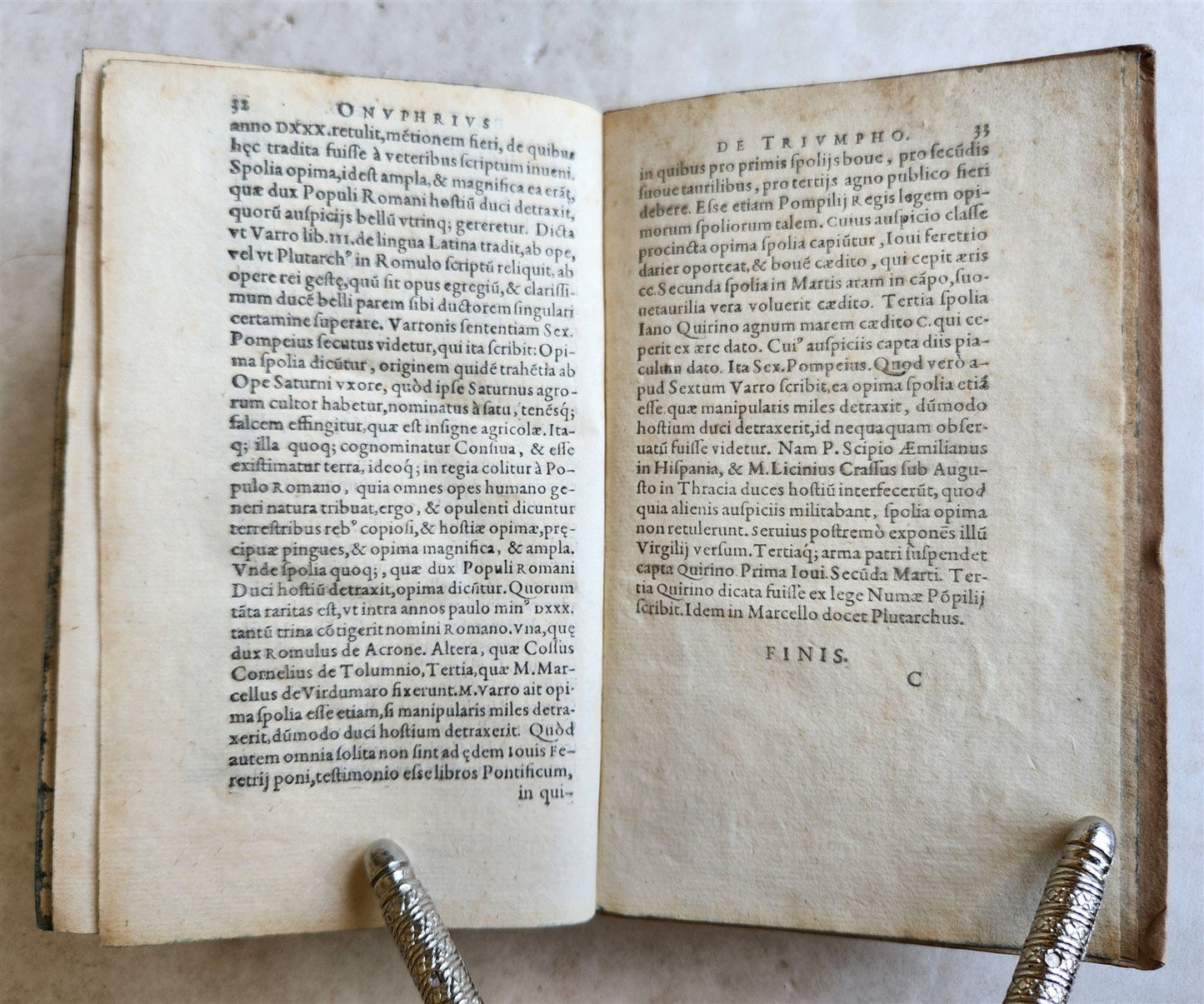 1601 STUDY on ROMAN CIRCUSES by ONOFRIO PANVINIO antique VELLUM BOUND