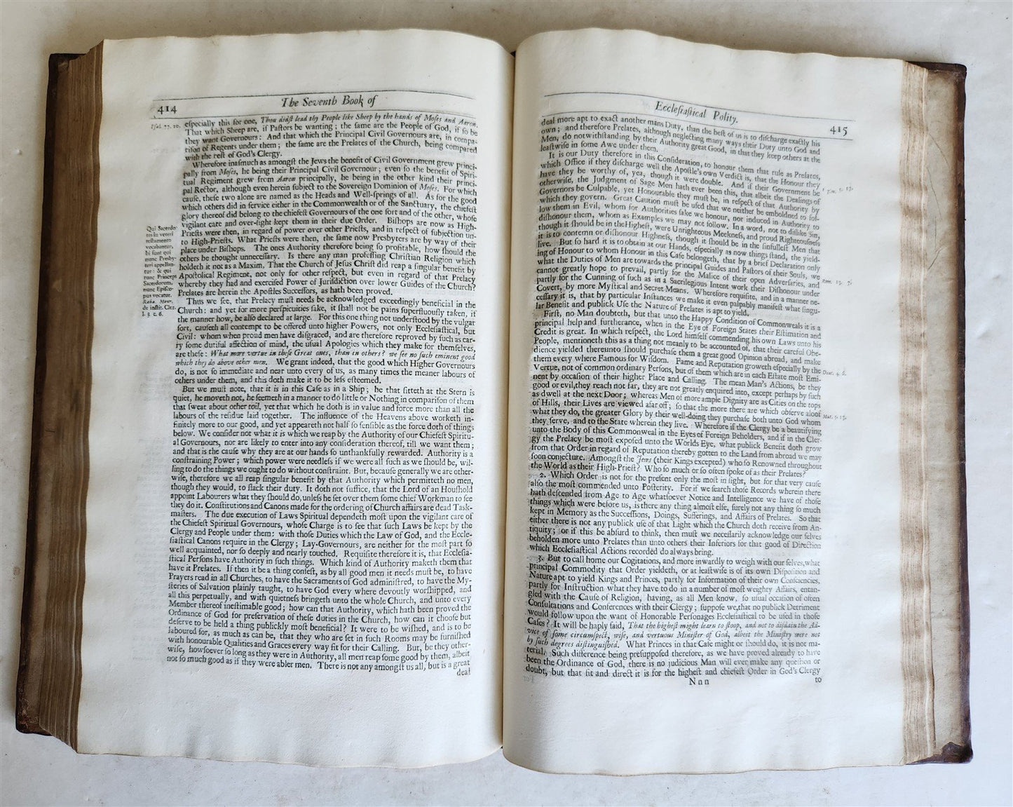 1705 WORKS of Richard HOOKER antique FOLIO in ENGLISH