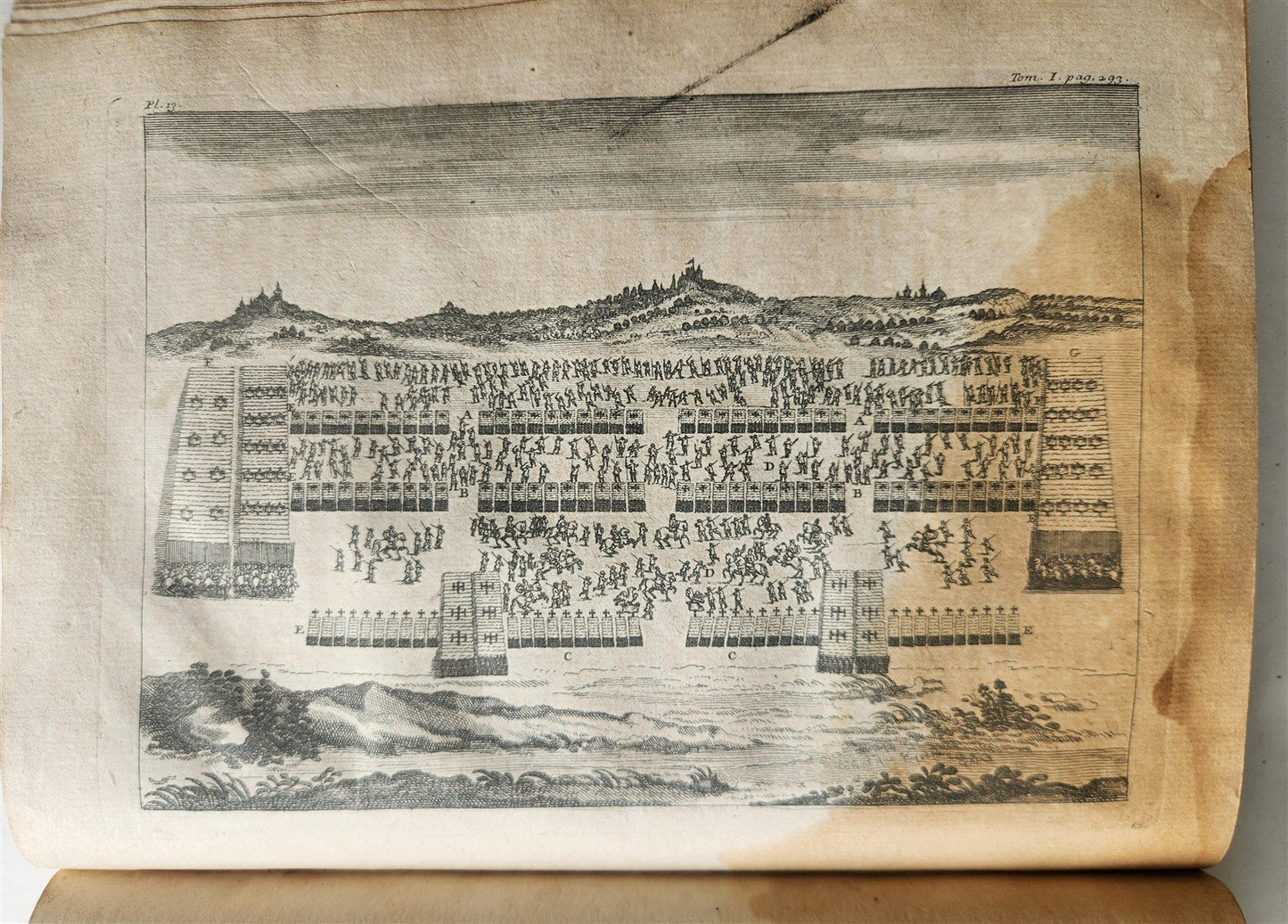 1721 FRENCH ARMY EVOLUTION ILLUSTRATED antique HISTOIRE DE LA MILICE FRANCOISE