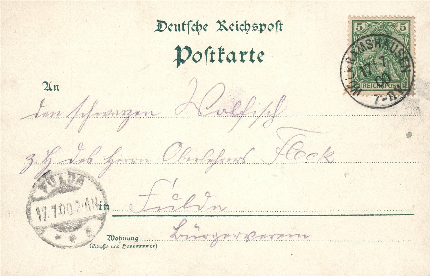 GERMANY NORDHAUSEN ANTIQUE POSTCARD