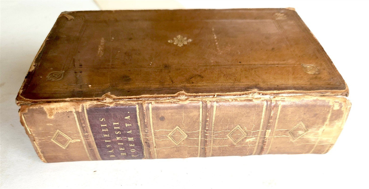 1621 POEMATUM antique GREEK & LATIN POETRY by DANIELIS HEINSII ELZEVIER PRESS