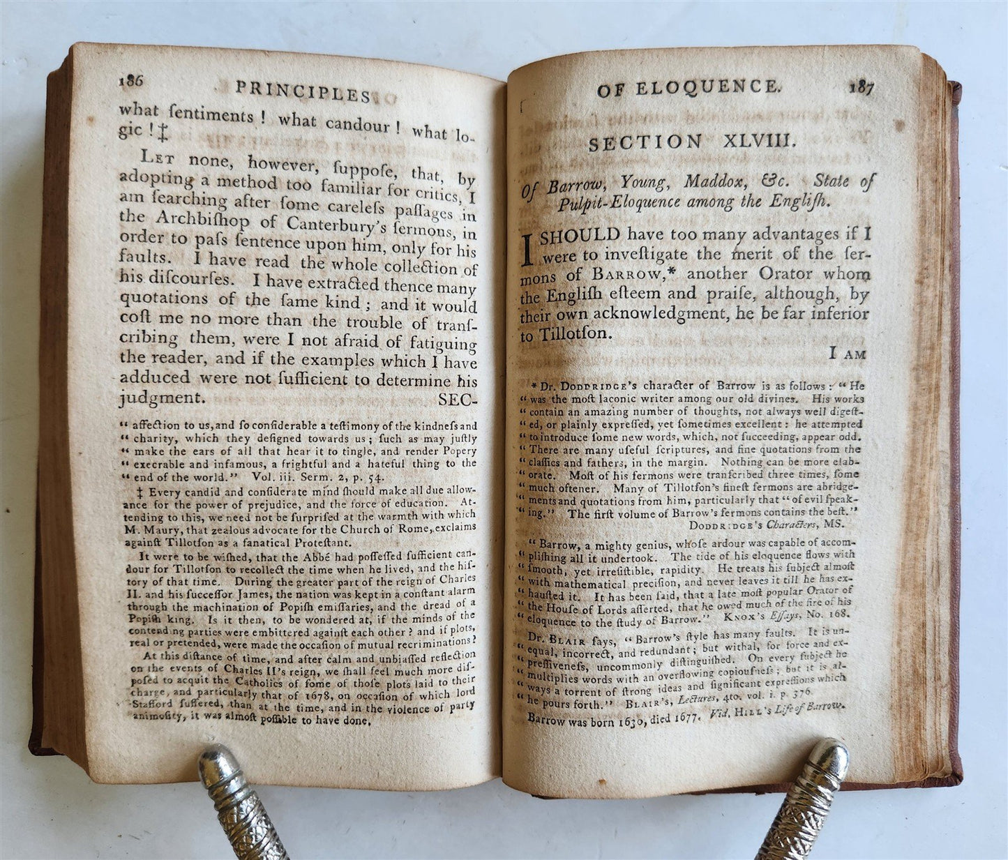 1797 THE PRINCIPLES of ELOQUENCE: antique First American Edition ALBANY