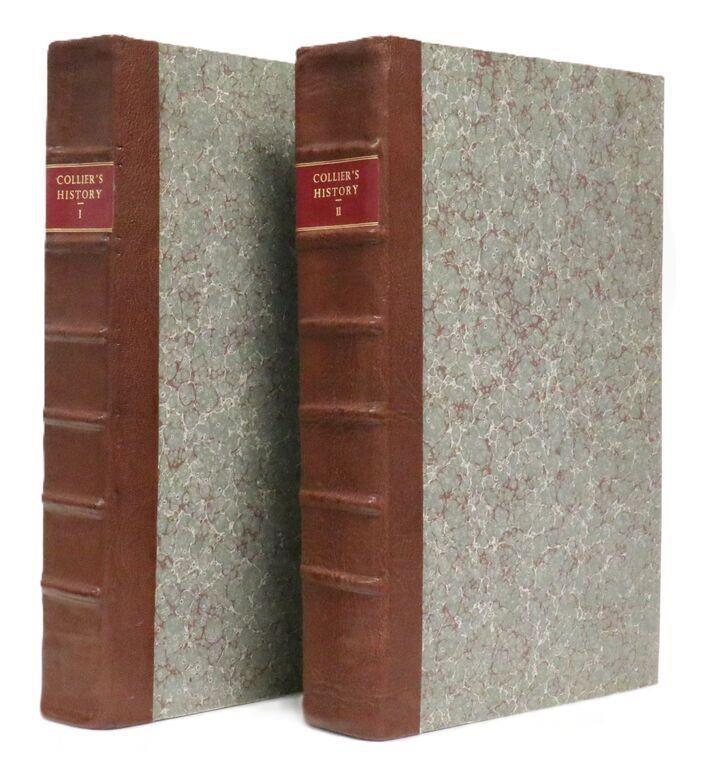 1708 ECCLESIASTICAL HISTORY of GREAT BRITAIN 2 VOLUMES antique MASSIVE FOLIOS