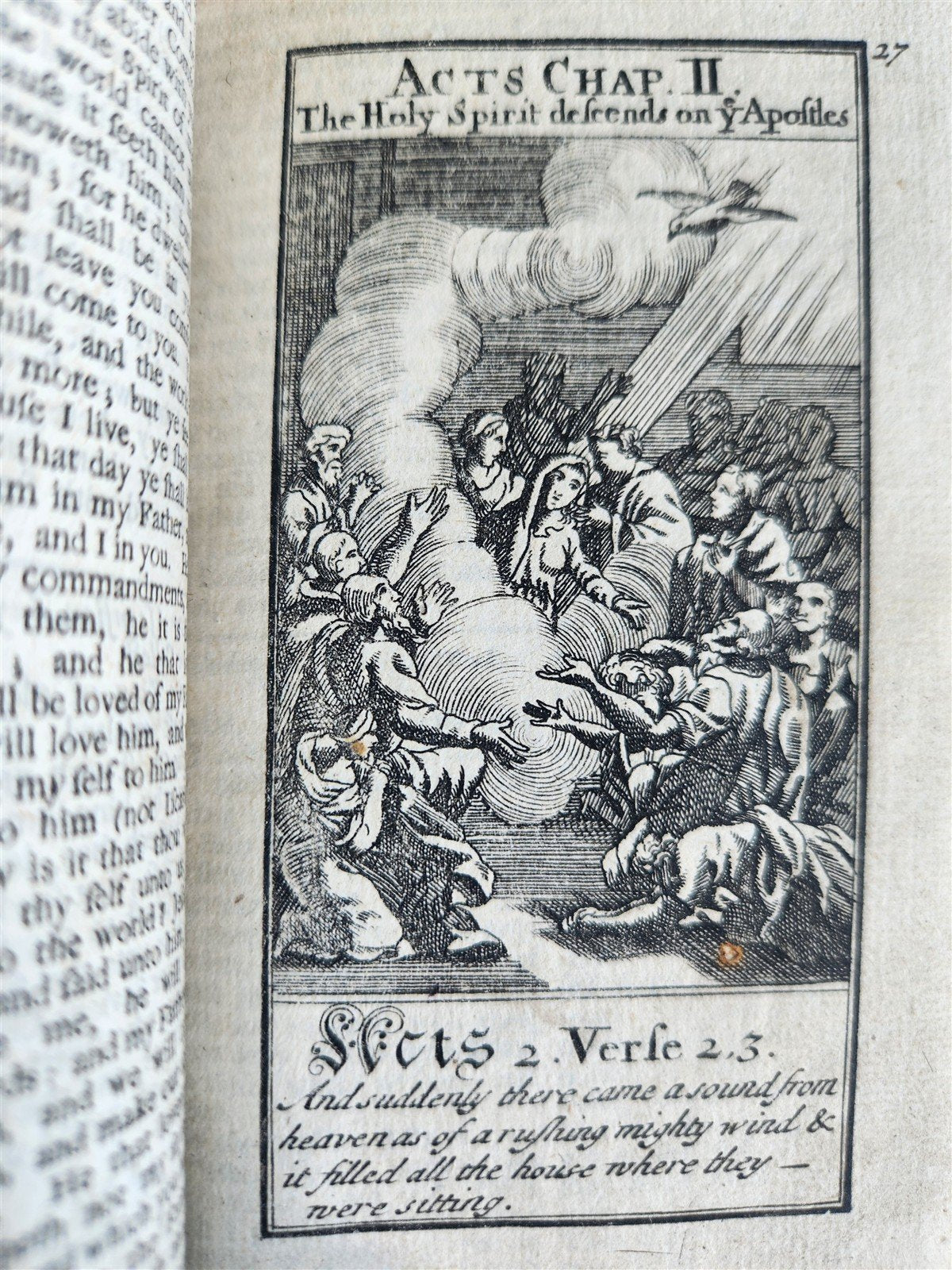 1726 BOOK OF COMMON PRAYER in ENGLISH antique ILLUSTRATED