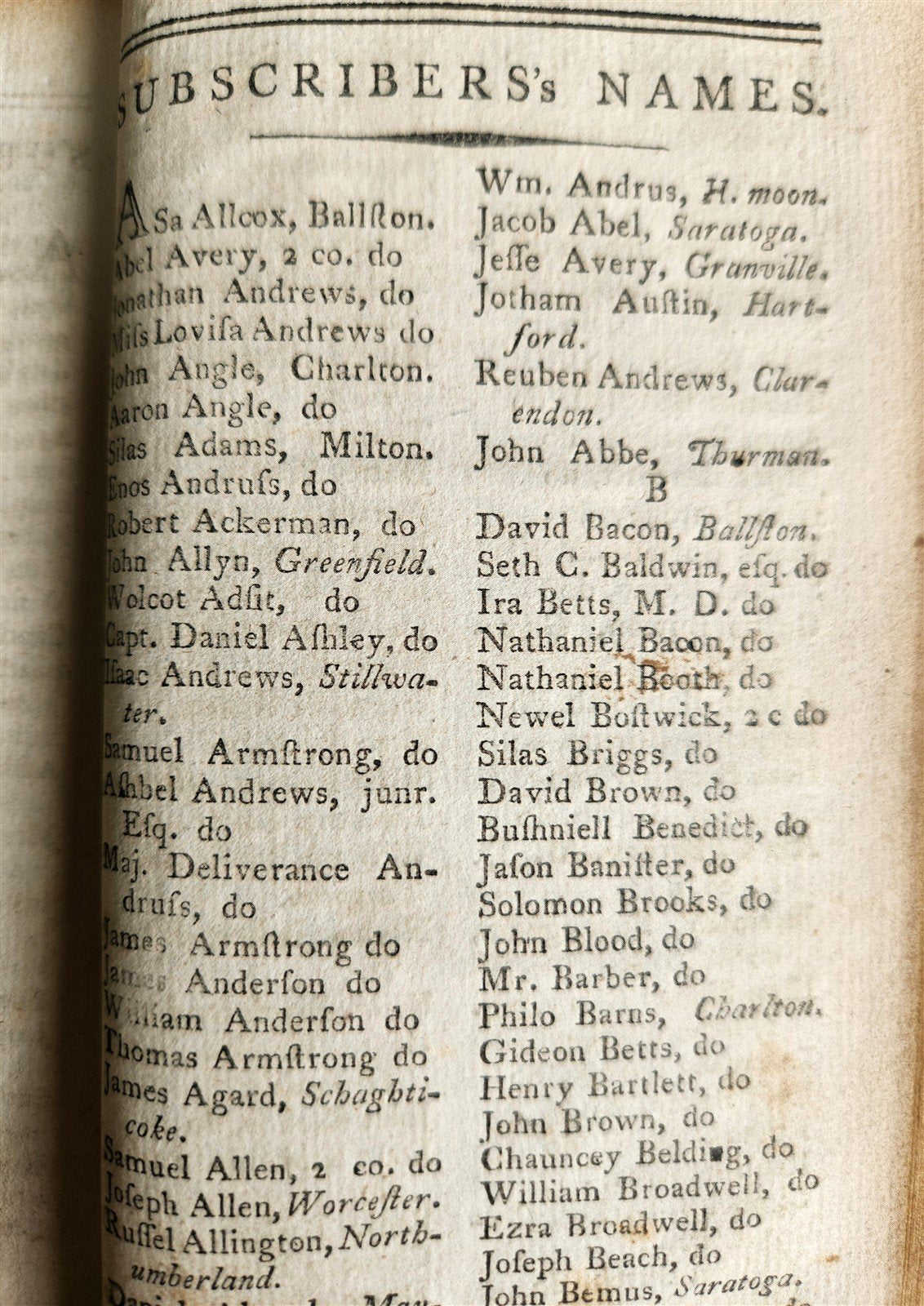 1800 A PLEA for the NON-CONFORMISTS by Thomas De Laune antique Americana