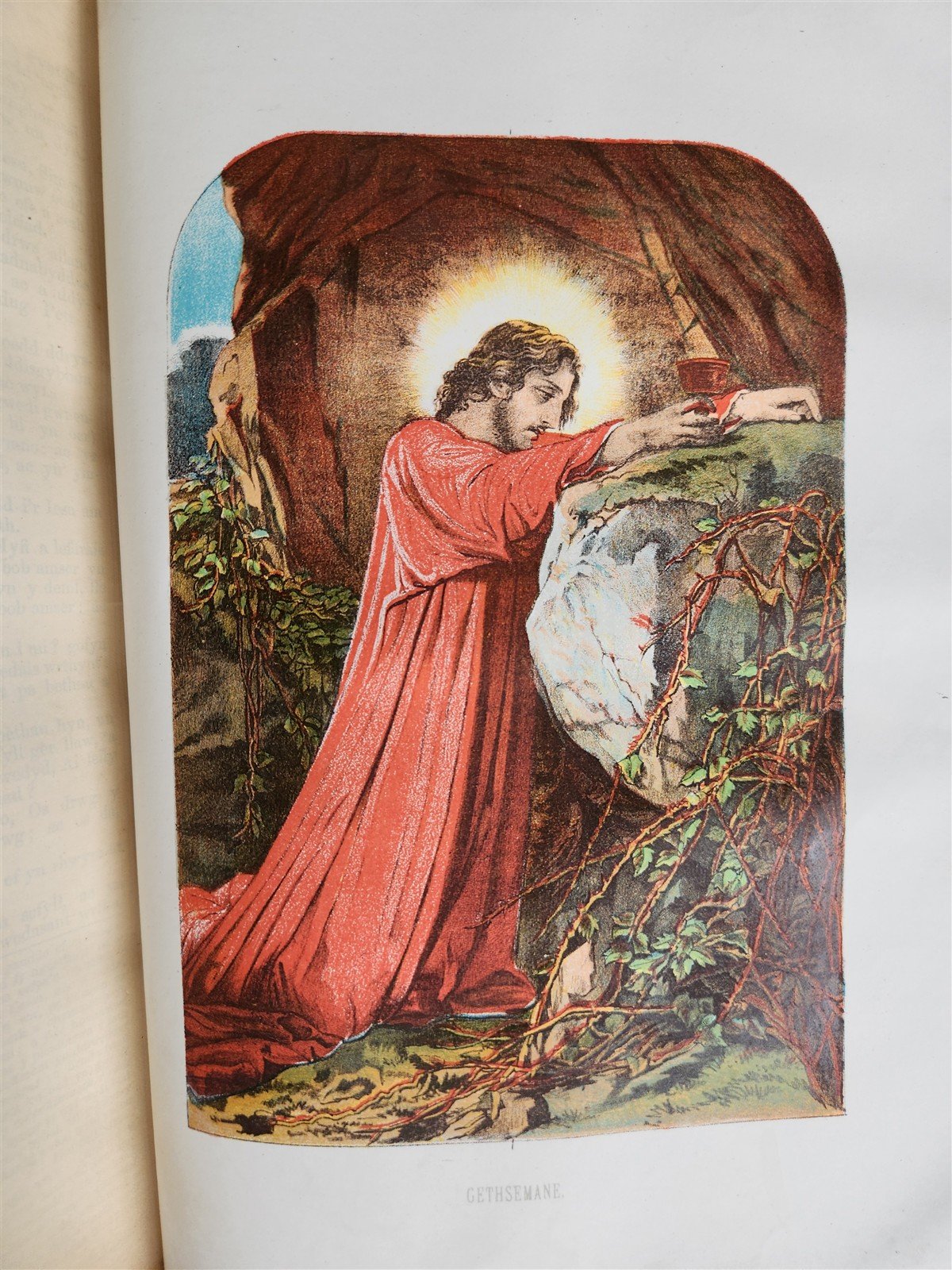 1703 BIBLE in WELSH OLD & NEW TESTAMENT antique ILLUSTRATED FOLIO