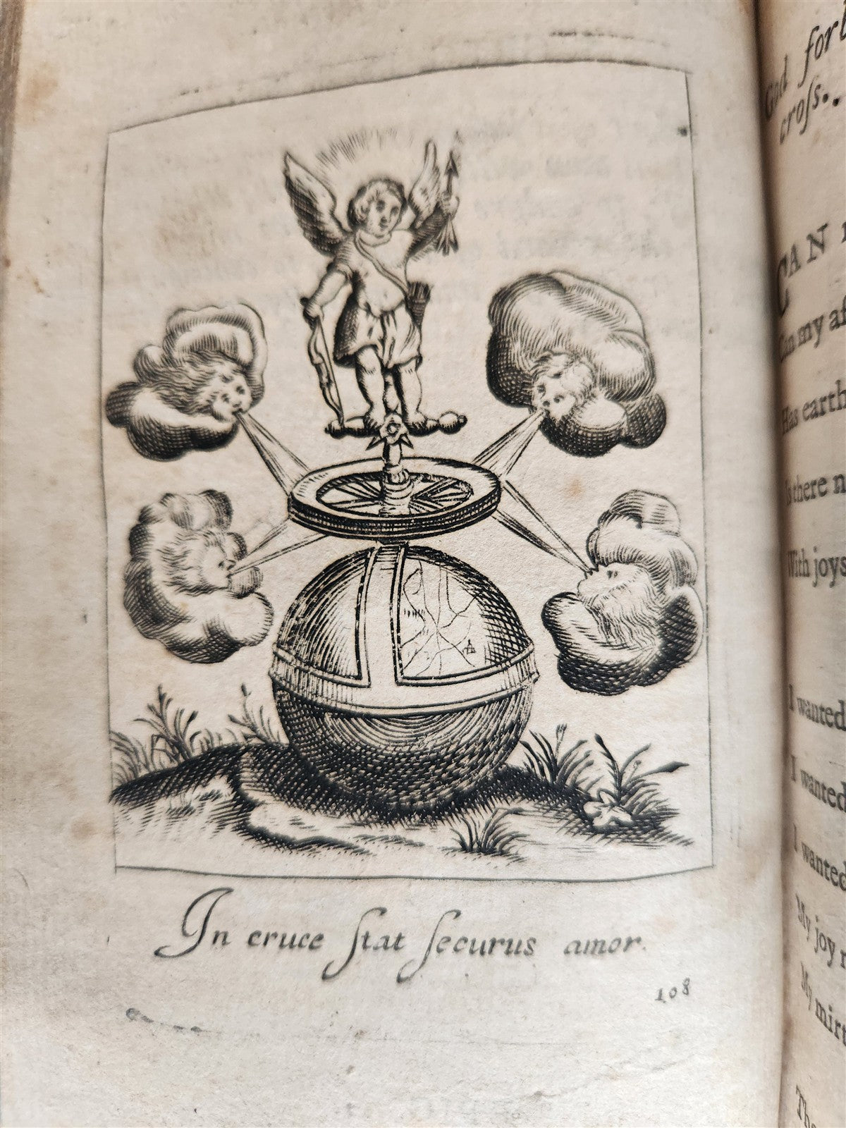 1736 EMBLEMS Divine and Moral by Francis Quarles antique FULLY ILLUSTRATED