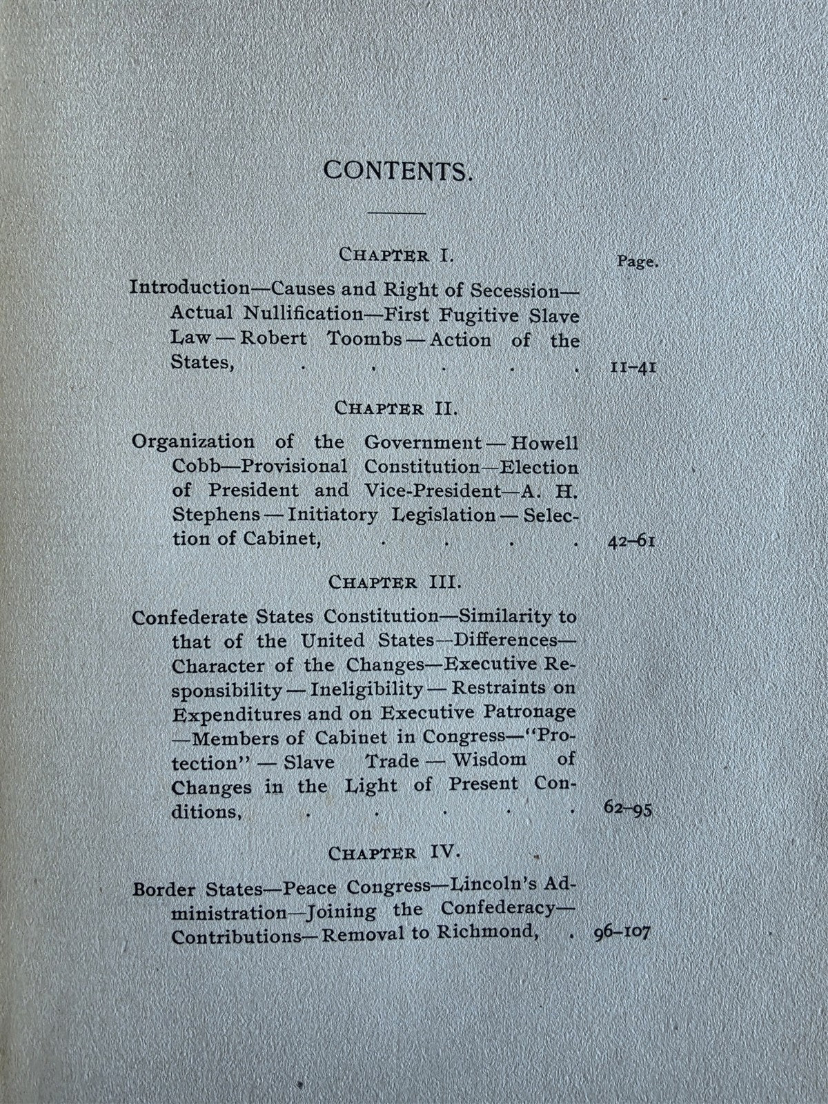 1901 CIVIL HISTORY of the CONFEDERATE STATES by J. CURRY antique AMERICANA