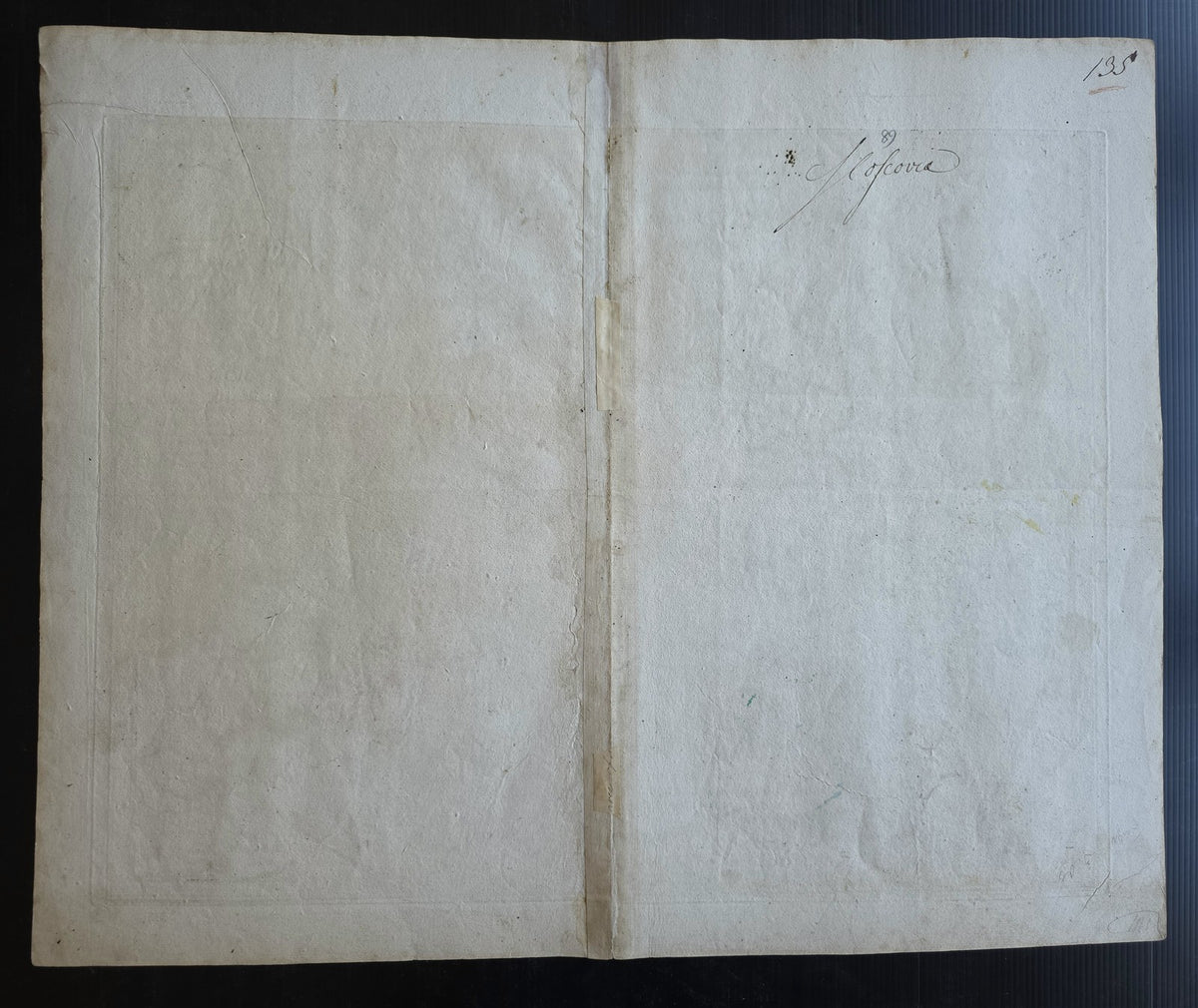 1730 MAP of RUSSIA antique Moscoviae seu Russiae Magnae Generalis Tabula