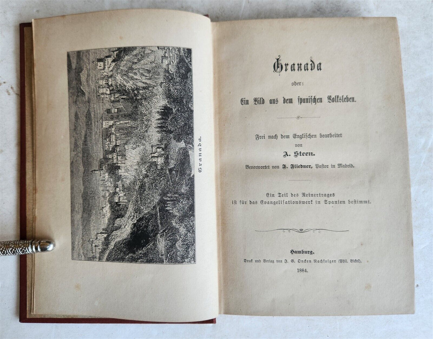 1884 GRANADA by A. STEEN antique