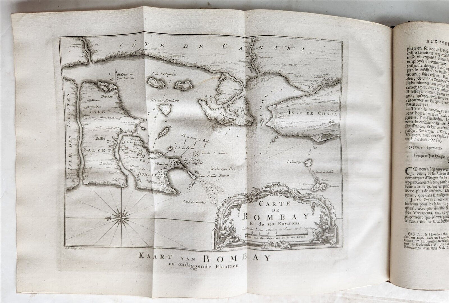 1755 TRAVELS TO EAST INDIES CEYLON antique Histoire generale des voyages ILLUSTR