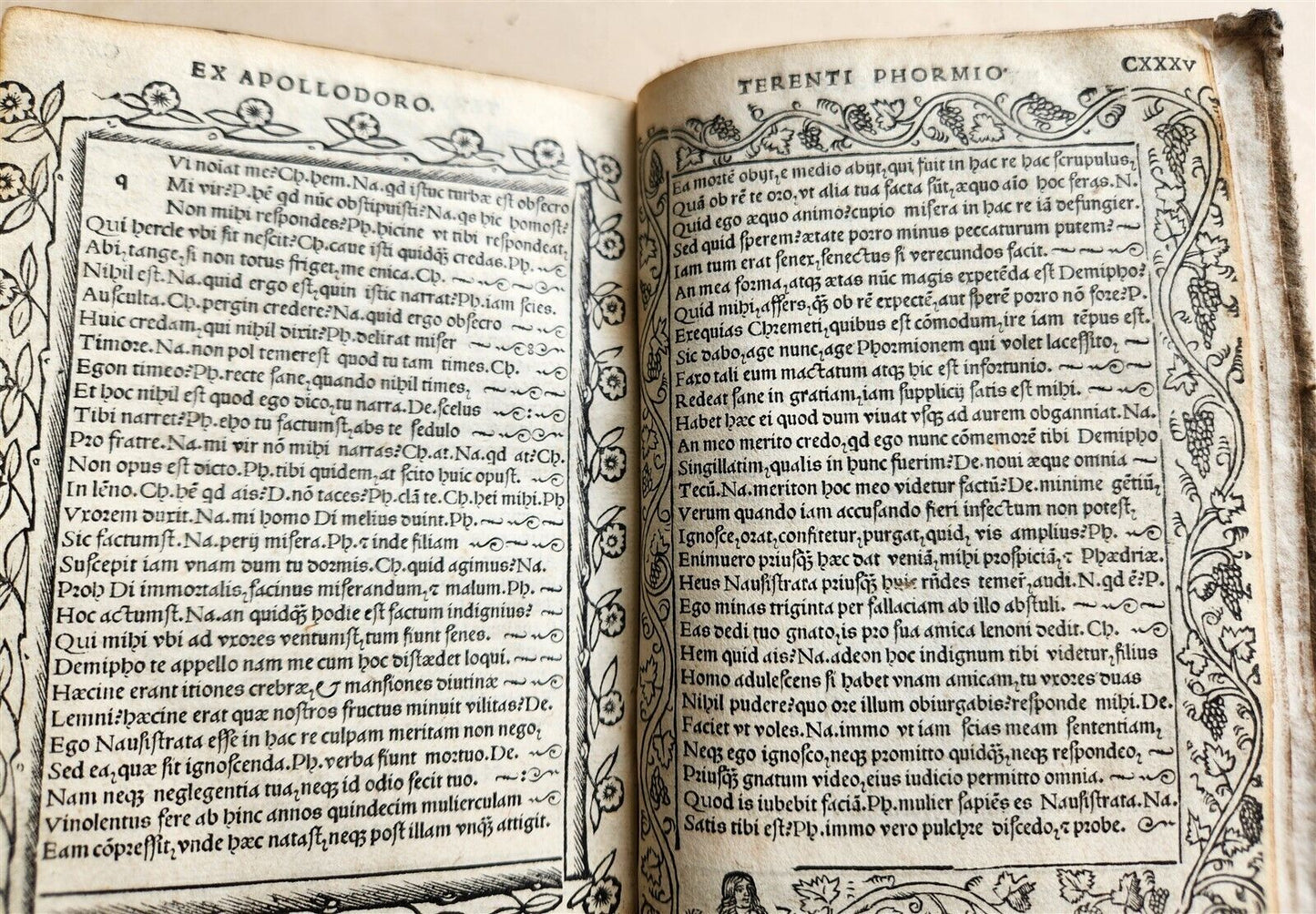 1511 POST-INCUNABULA EDITION of TERENCE antique RARE