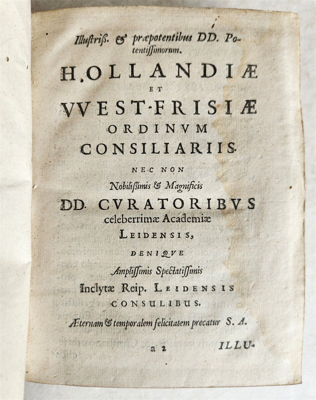 1656 ANTI-BARBARUS BIBLICUS antique VELLUM BINDING