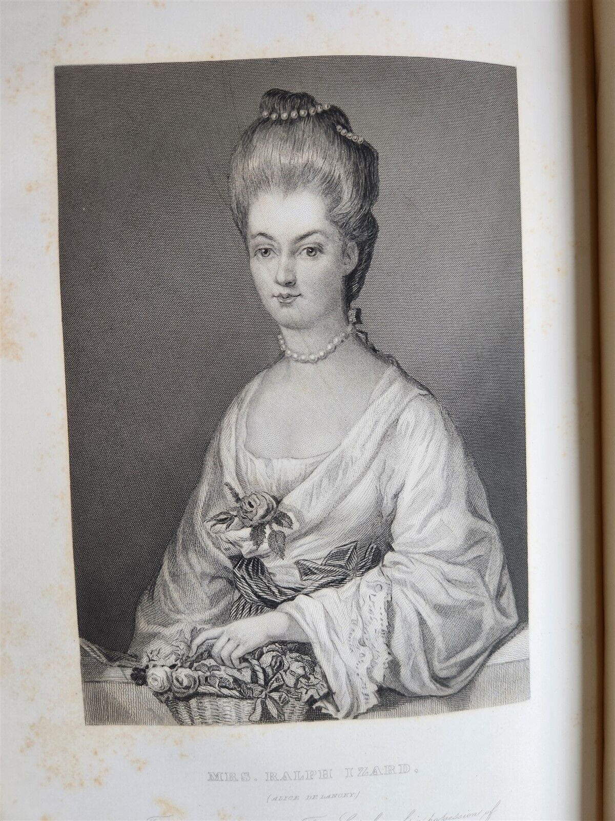 1859 REPUBLICAN COURT AMERICAN SOCIETY by R. GRISWOLD antique WOMEN PORTRAITS