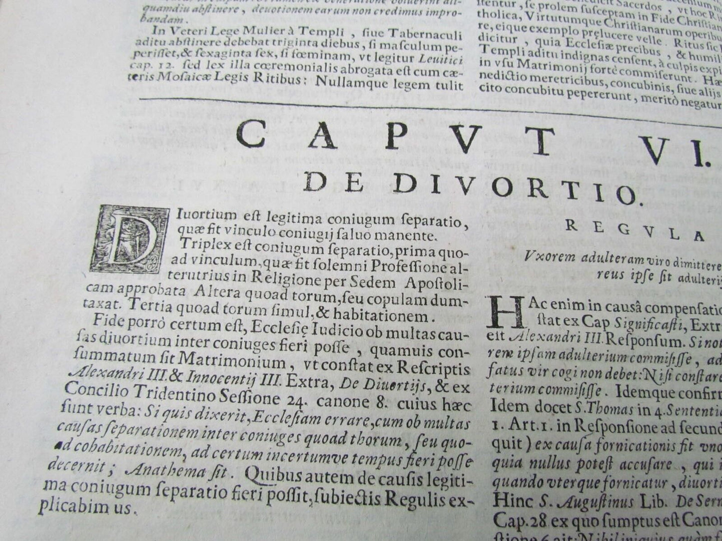 1698 2 VOLUMES ANTIQUE VELLUM FOLIOS 9.5 x 13.5'' THEOLOGIA DOGMATICA