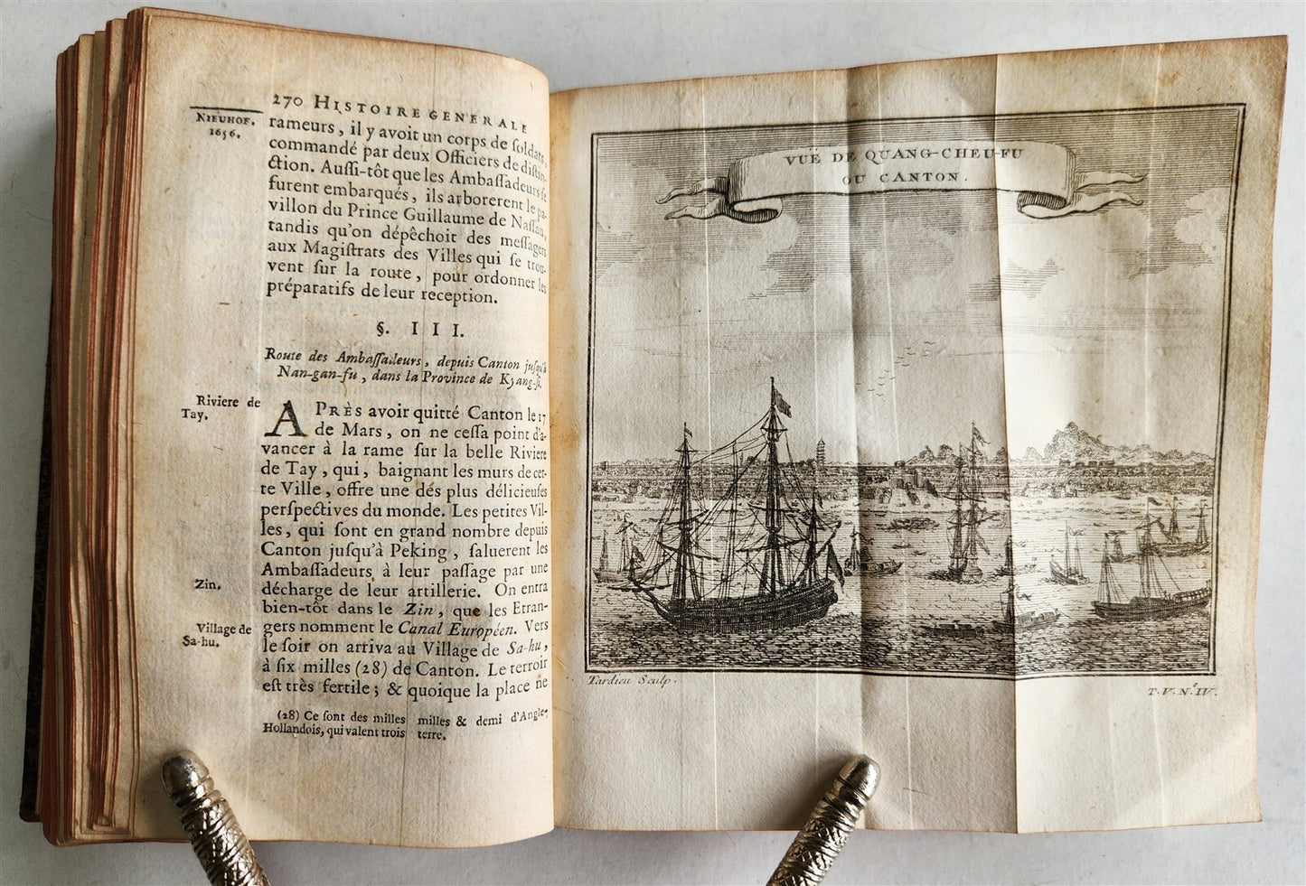 1749 HISTOIRE des VOYAGES antique vol. 18 CHINA & AFRICA illustrated MOZAMBIQUE
