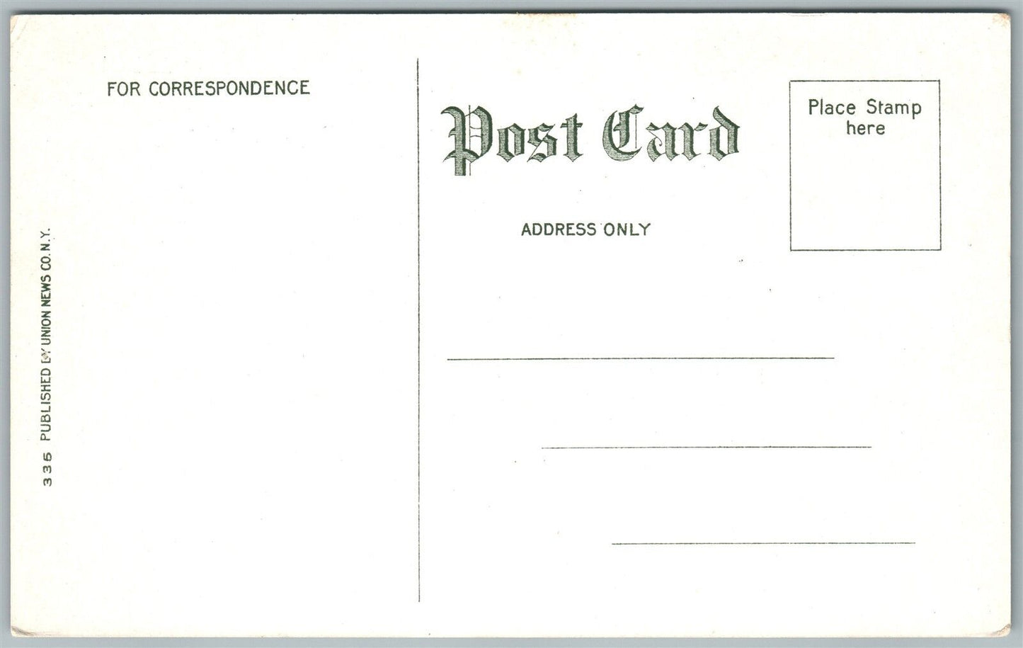 LONG BRANCH NJ SIEGEL COOPER CO ASSOCIATION COTTAGE BATH AVE. ANTIQUE POSTCARD