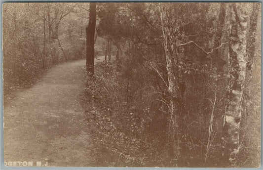 BRIDGETON NJ ANTIQUE REAL PHOTO POSTCARD RPPC