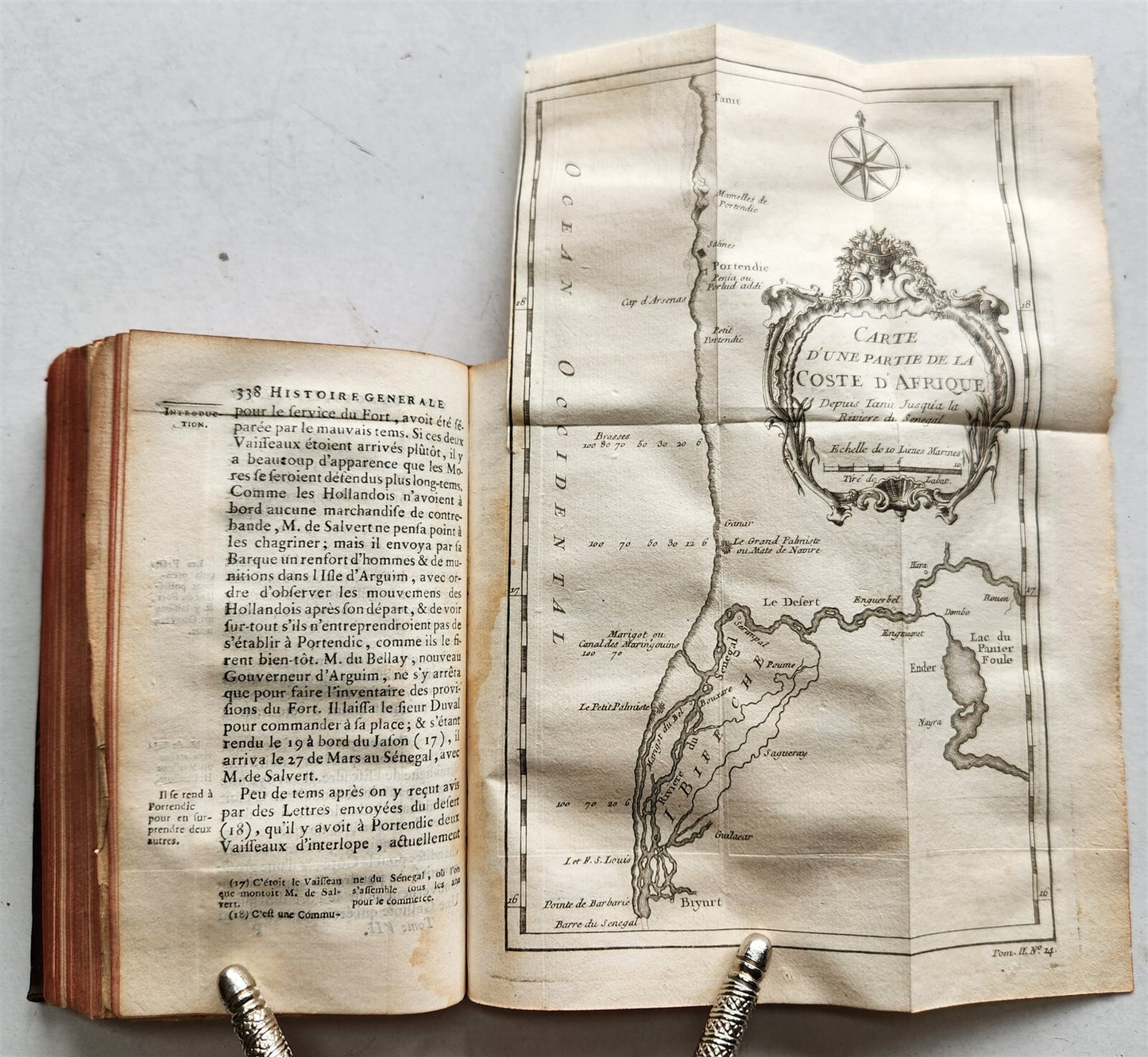 1749 HISTOIRE des VOYAGES antique VOL. 7 illustrated TRAVELS to AFRICA