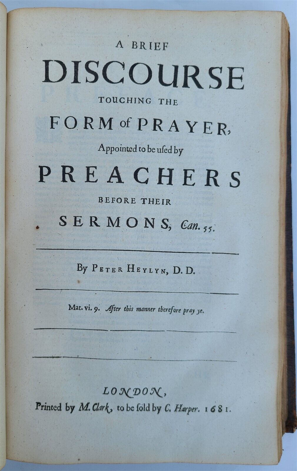 1681 Keimelia Ekklesiastika HISTORICAL TRACTS P. HEYLYN antique FOLIO in ENGLISH