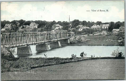 BYRON IL ANTIQUE POSTCARD