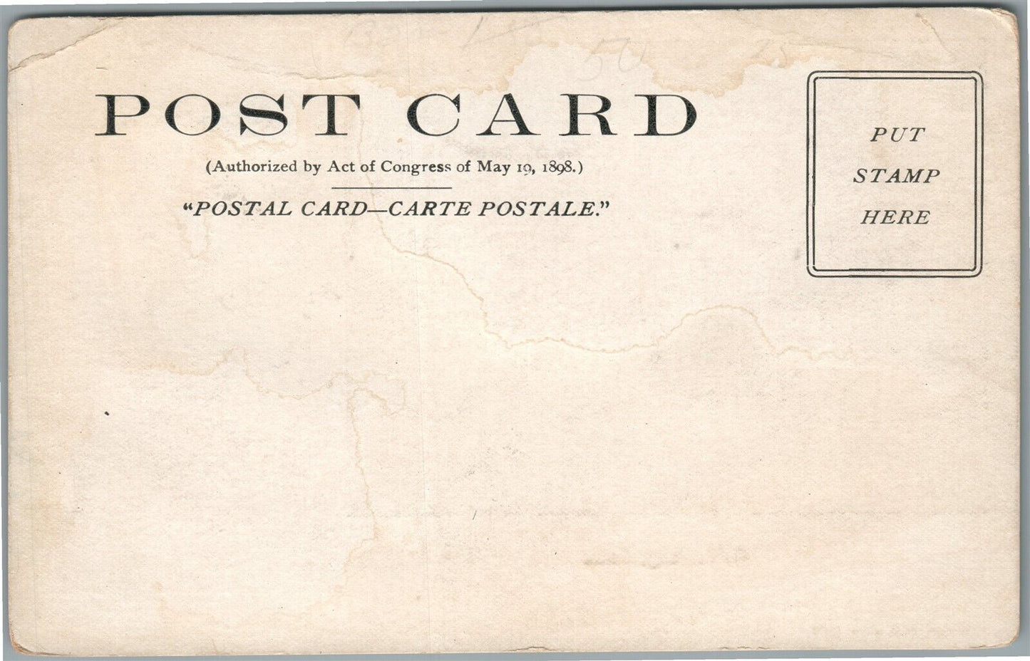 GALE'S FERRY CT YALE QUARTERS ANTIQUE POSTCARD