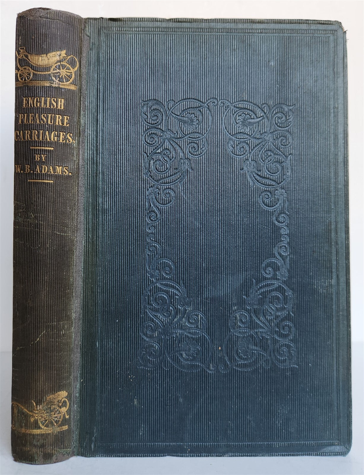 1837 ENGLISH PLEASURE CARRIAGES by William Bridges Adams antique ILLUSTRATED