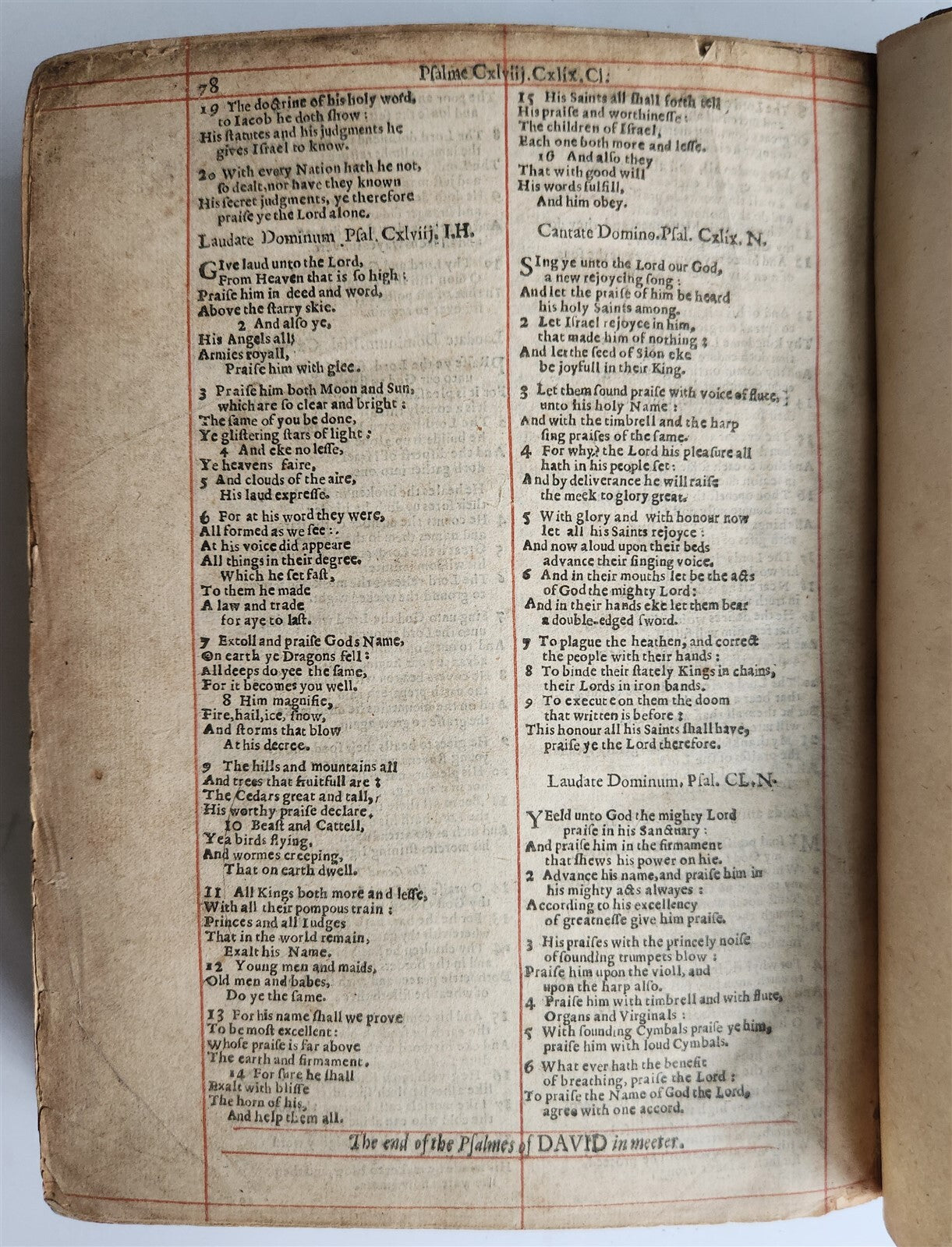 1649 BIBLE in ENGLISH OLD & NEW TESTAMENT antique London Company of Stationers