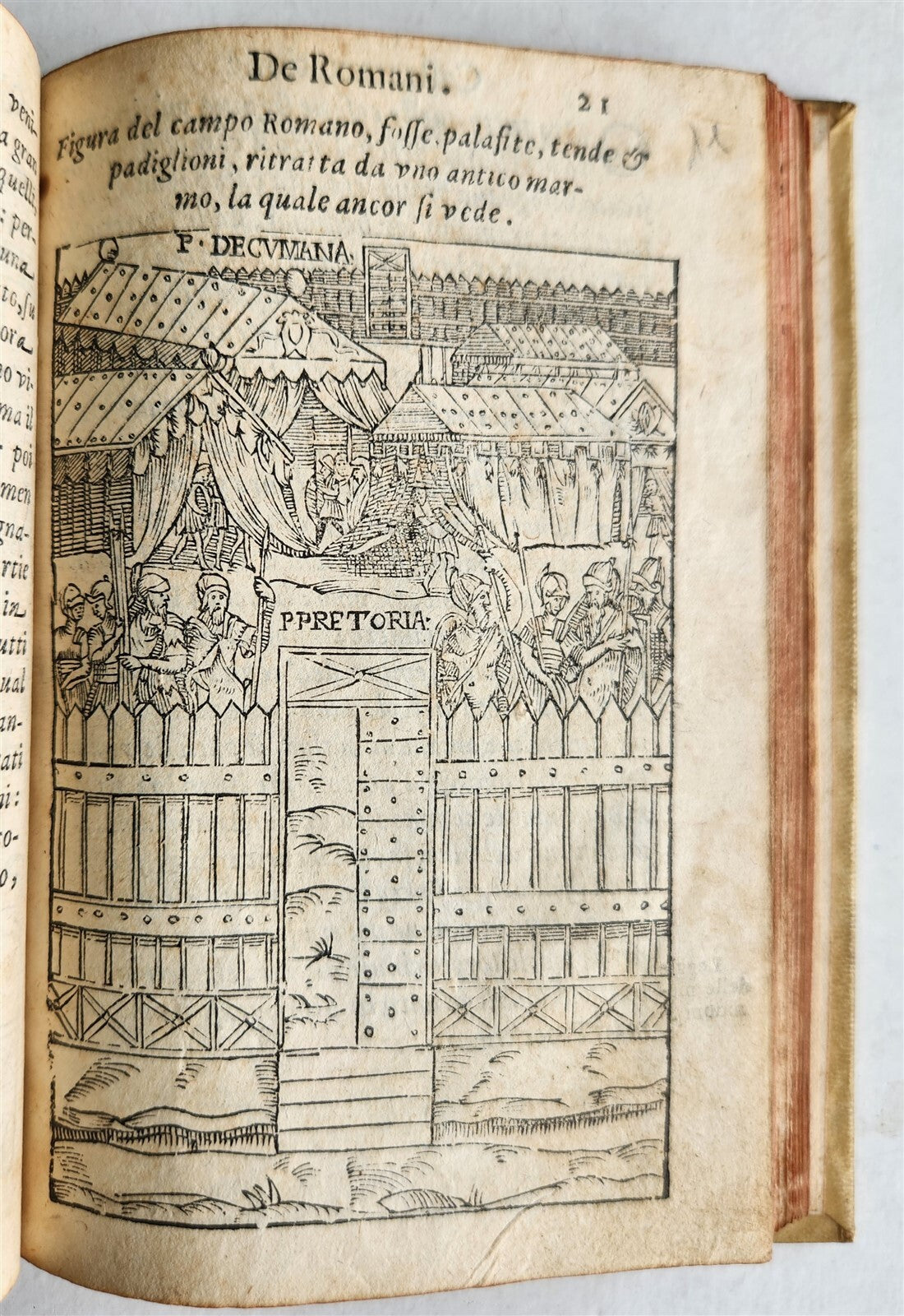 1583 TURKISH & ROMAN MILITARY antique ILLUSTRATED OTTOMAN EMPIRE vellum binding