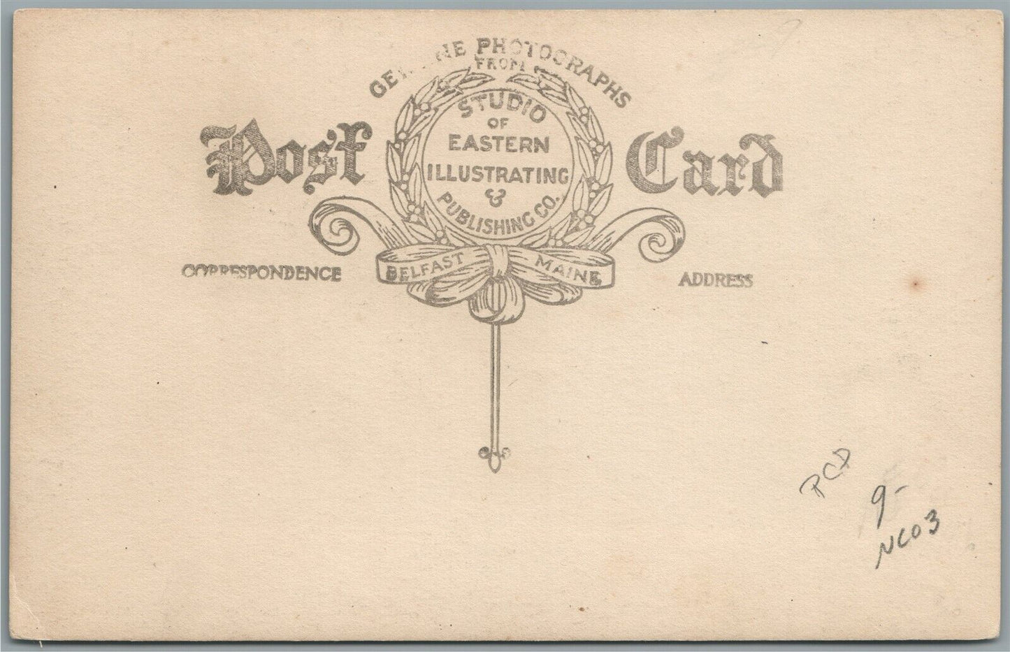 SANFORD ME CATHOLIC CHURCH ANTIQUE REAL PHOTO POSTCARD RPPC