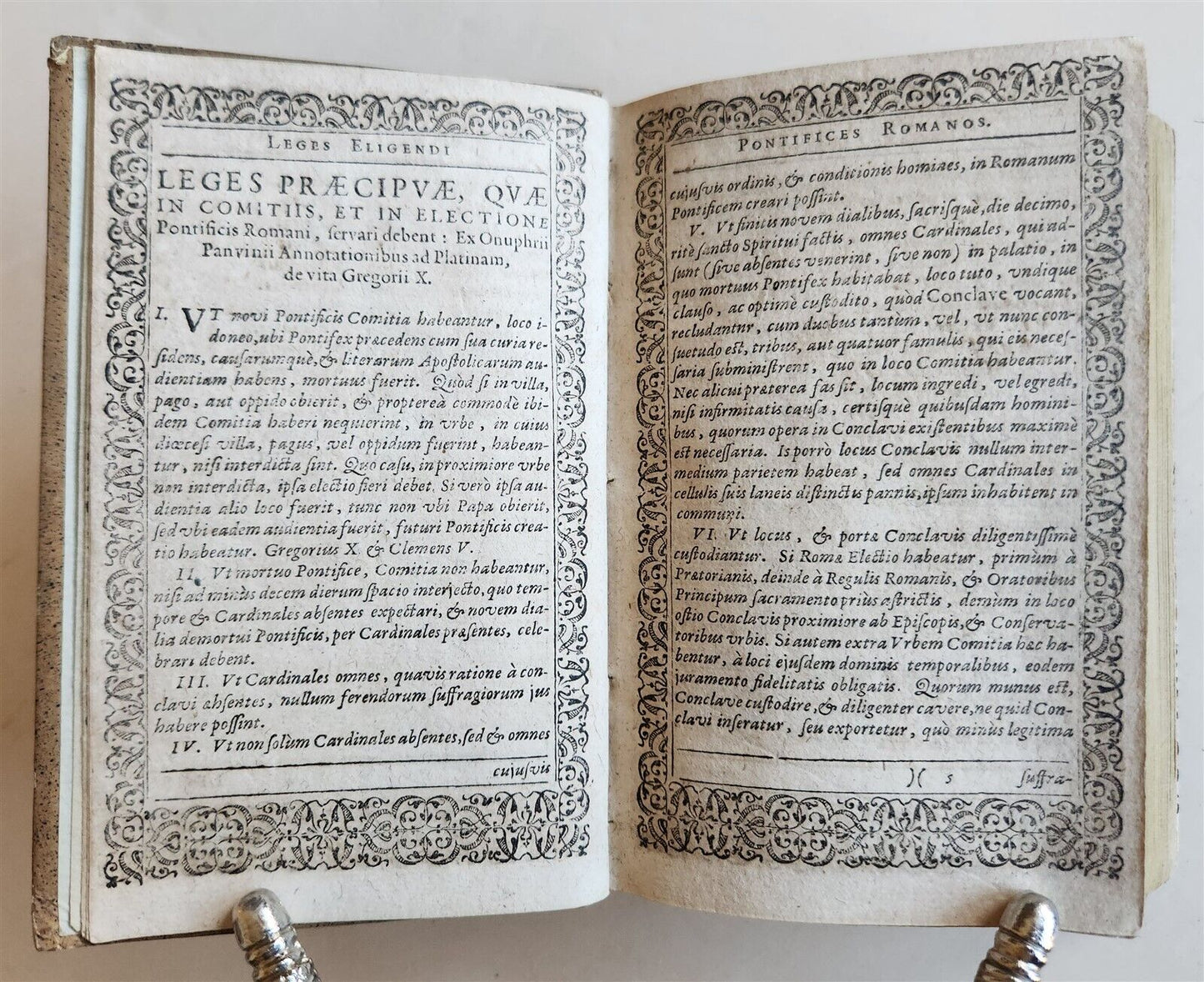 1602 ICONES & VITAE PAPARUM antique 300 WOODCUT ILLUSTRATIONS of POPES