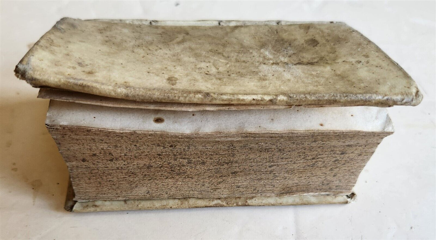 1659 EMBLEMATA by SAAVEDRA FAJARDO antique VELLUM BINDING ILLUSTRATED