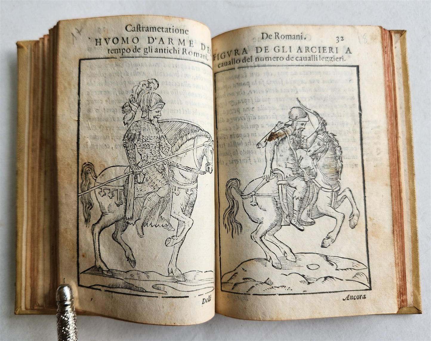 1583 TURKISH & ROMAN MILITARY antique ILLUSTRATED OTTOMAN EMPIRE vellum binding