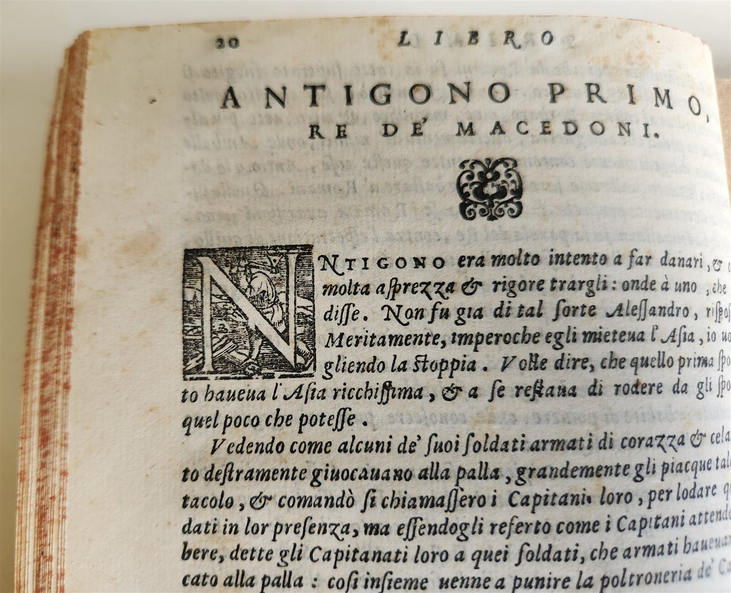 1566 PLUTARCH antique 16th CENTURY in ITALIAN Apoftemmi di Plutarco