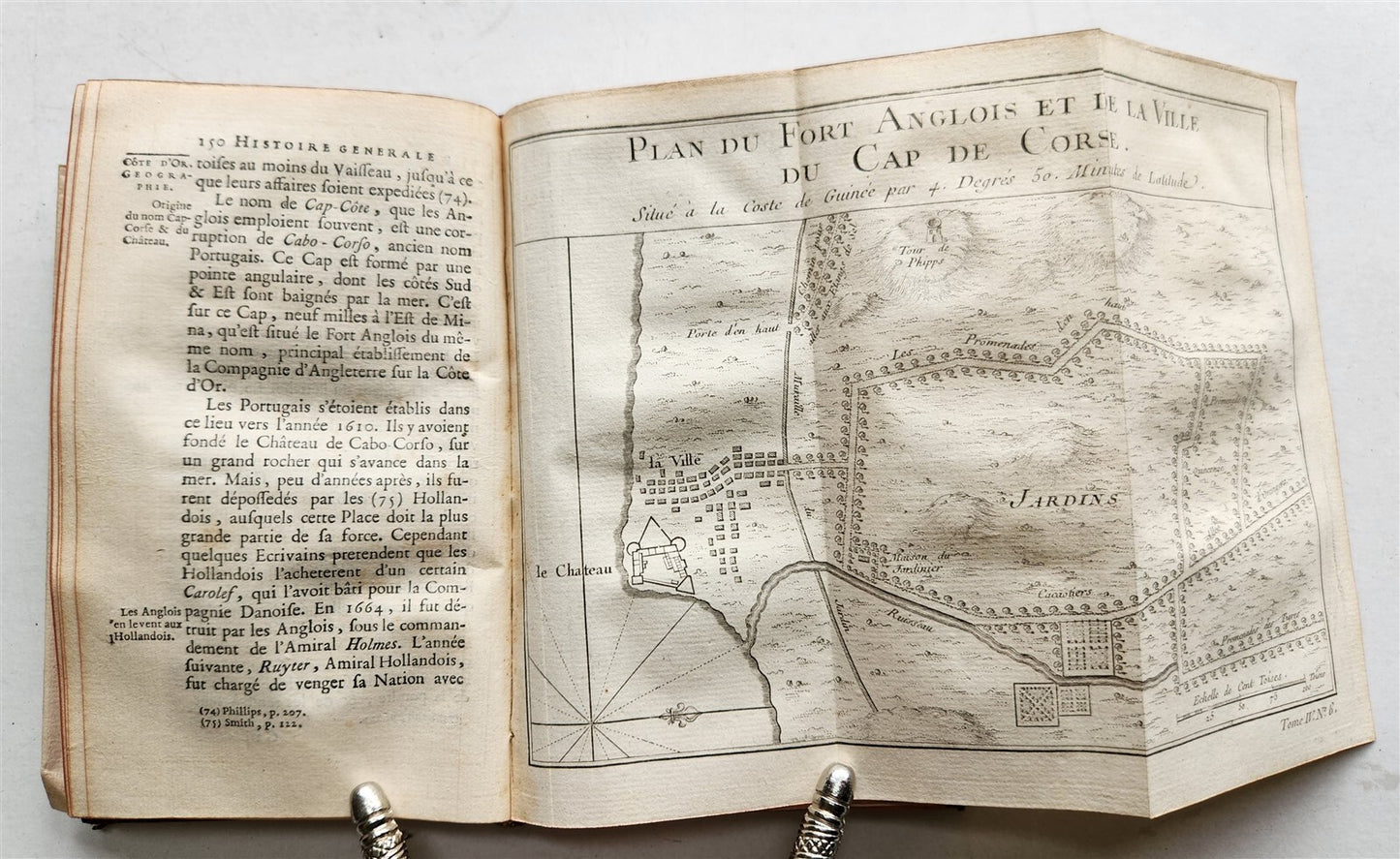 1748 HISTOIRE des VOYAGES VOL.13 antique illustrated AFRICA TRAVELS GHANA GUINEA