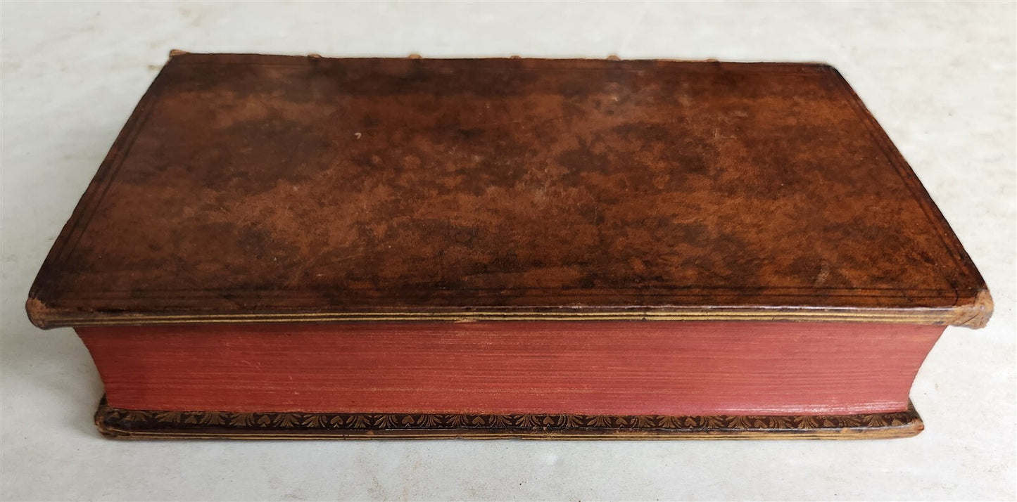 1683 HISTORIAE PHILIPPICAE by JUSTINIUS DECORATIVE BINDING antique