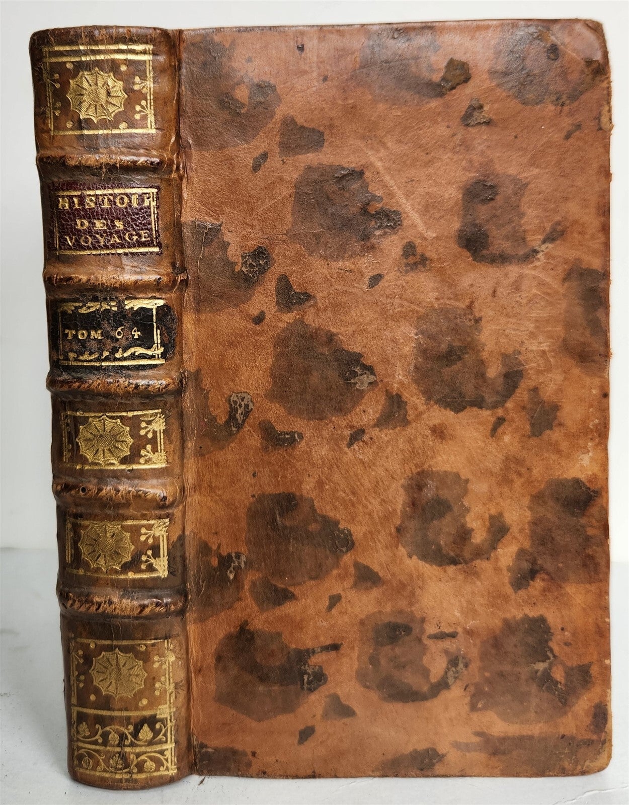 1761 HISTOIRE des VOYAGES antique vol.64 ALPHABETICAL INDEX Q-Z