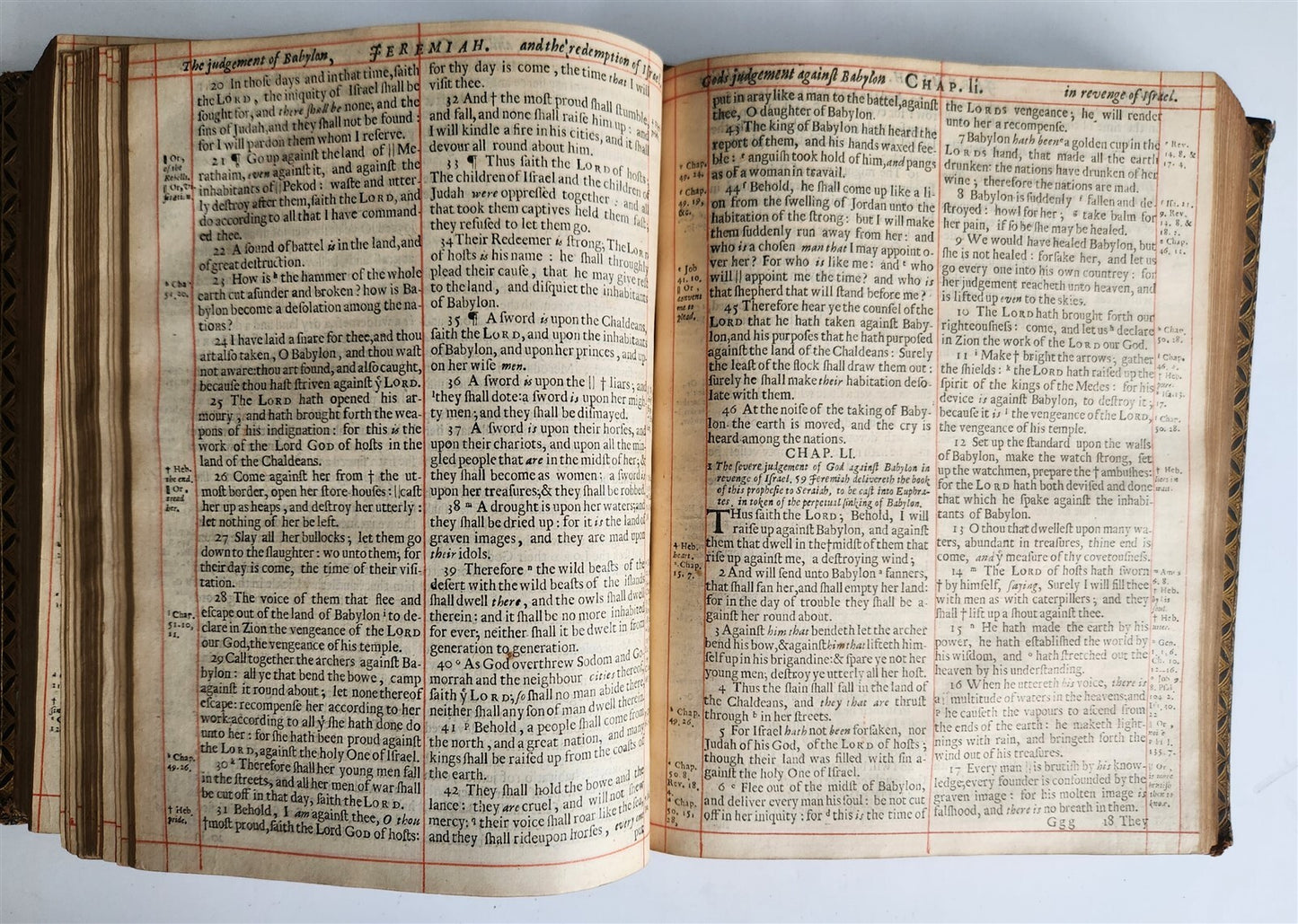 1677 BIBLE in ENGLISH OLD & NEW TESTAMENT antique Cambridge John Hayes