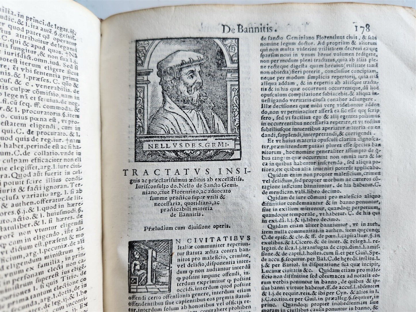 1563 ILLUSTRATED LAW BOOK by Giovanni Ziletti antique Vellum binding 16th CENT.