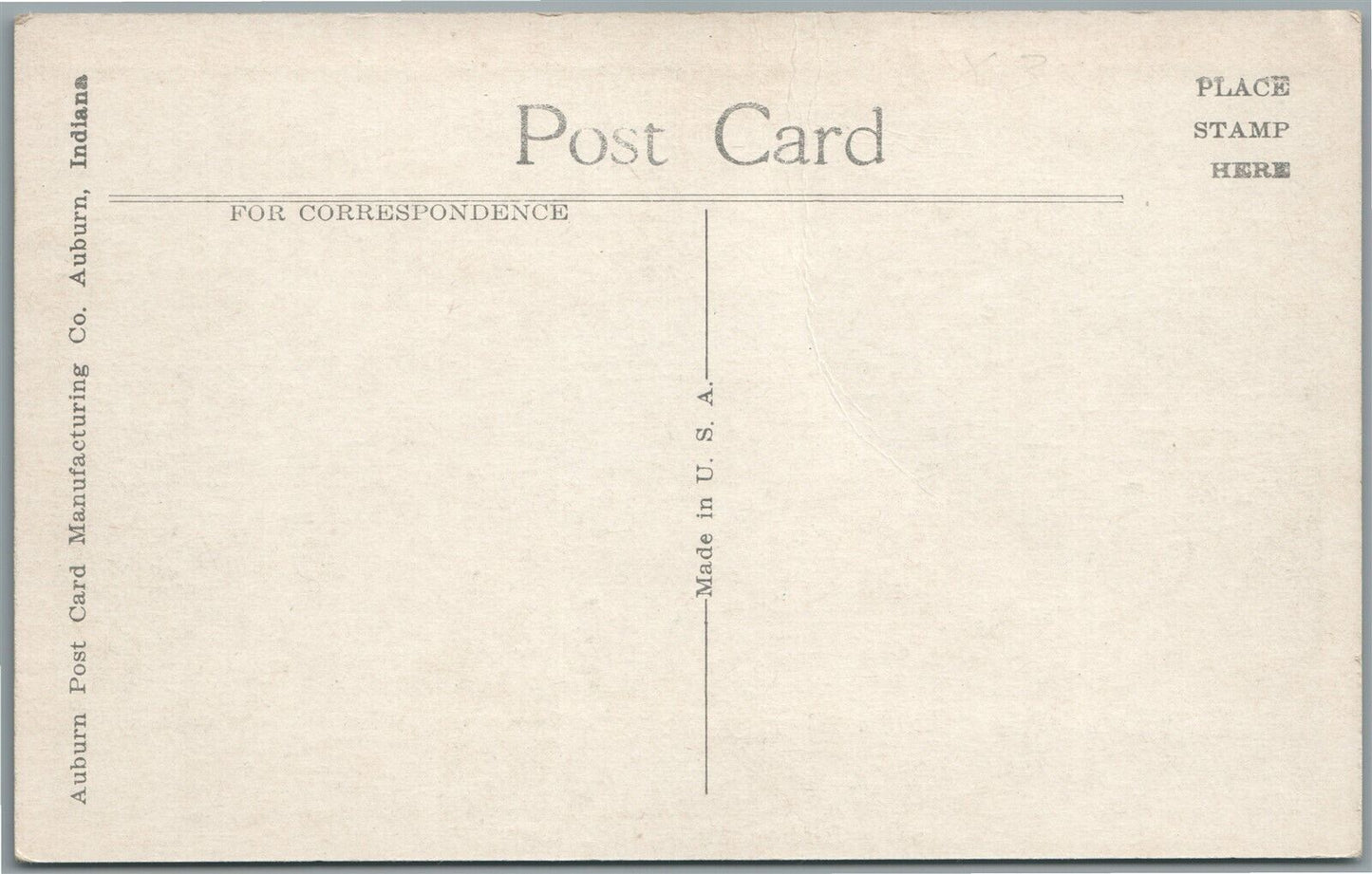 BALLY PA RIBBON MILLS ANTIQUE POSTCARD