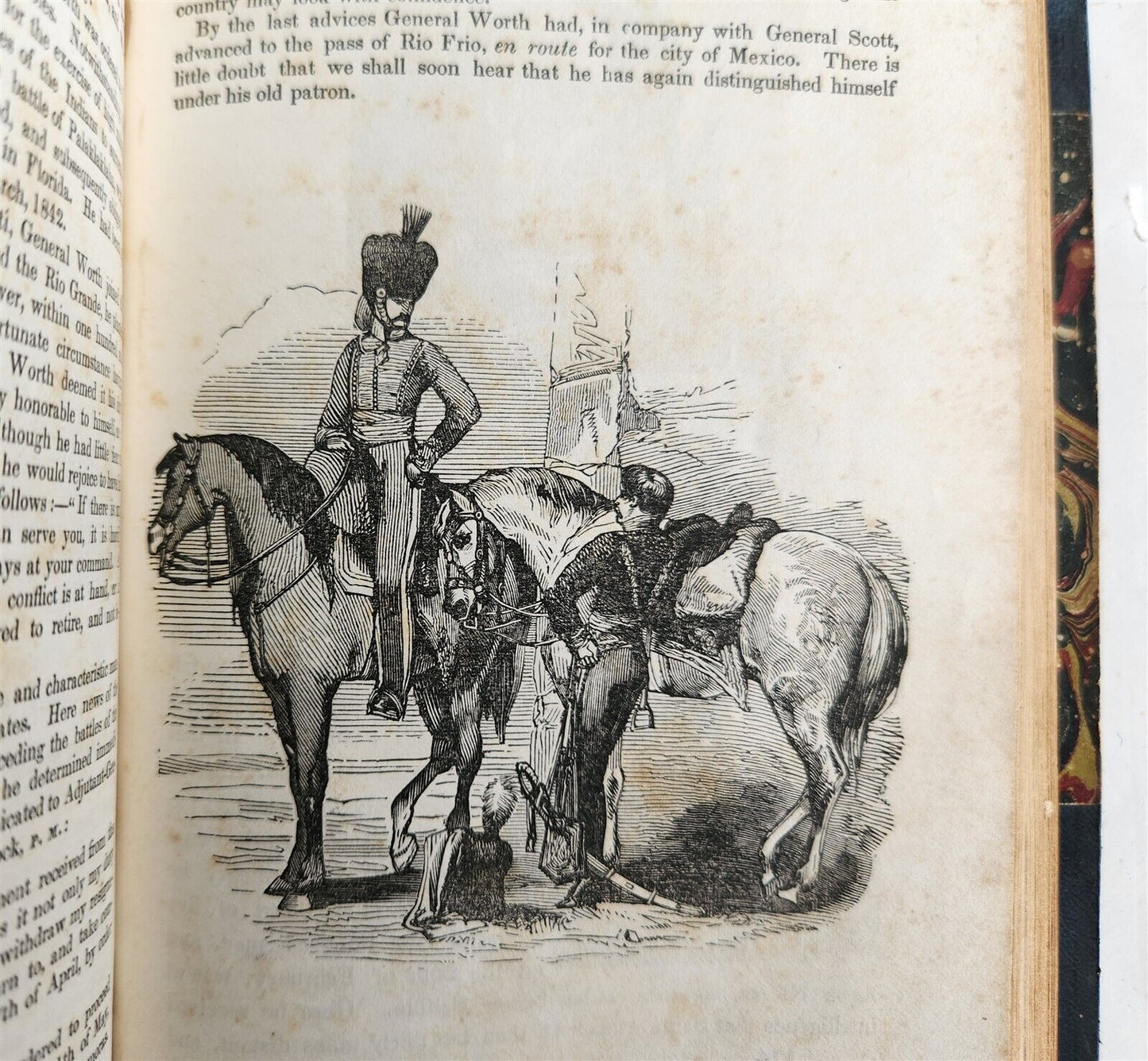 1847 LIFE of MAJOR GENERAL ZACHARY TAYLOR by JOHN FROST antique AMERICANA