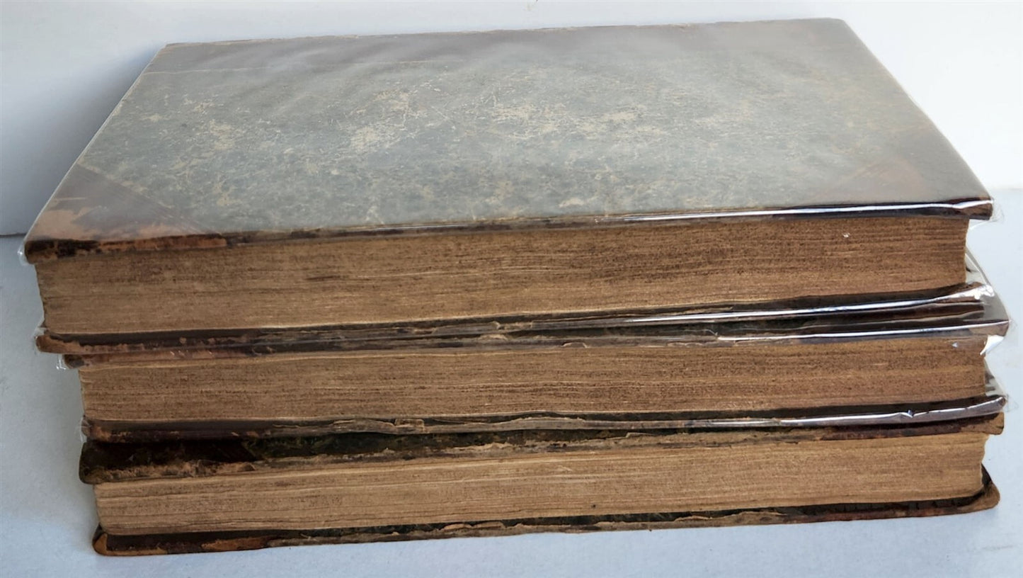 1828 JAMES FENIMORE COOPER ENGLISH EDITION THE RED ROVER A TALE antique 3 vols