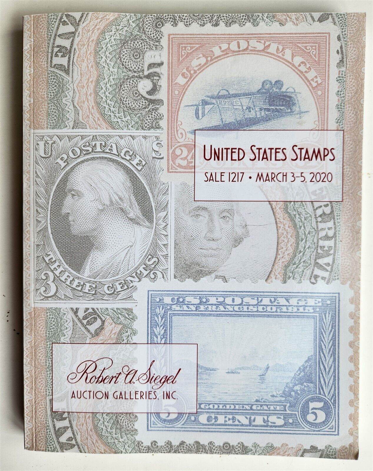 PHILATELIC ROBERT SIEGEL AUCTION CATALOG UNITED STATES STAMPS 2020