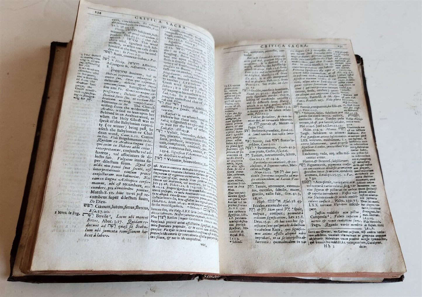 1650 CRITICA SACRA in ENGLISH antique 17th century LONDON